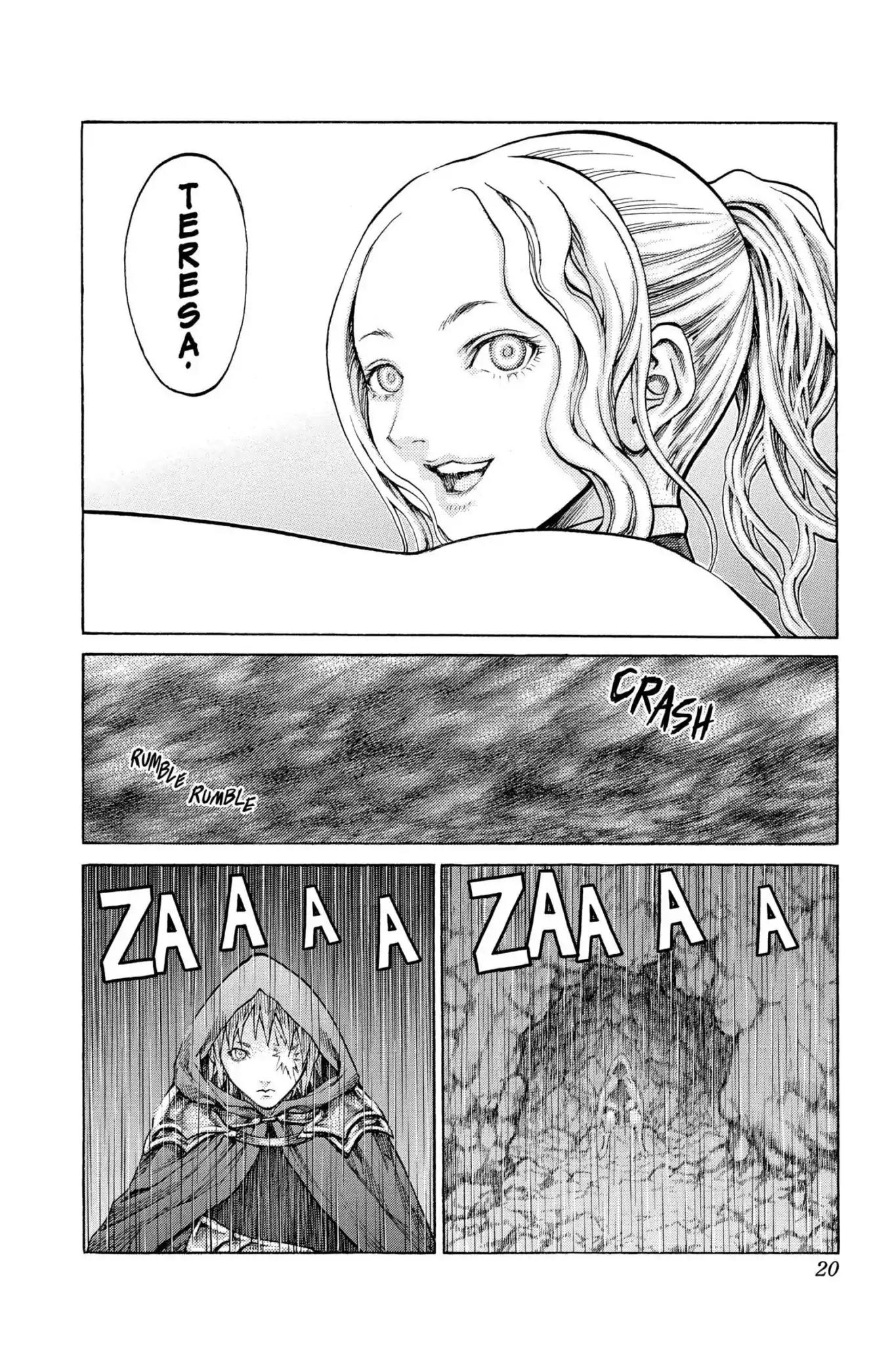 Claymore Chapter 64 page 20 - Chapter 64: Vol.12 Scene 64: Kindred of Paradise, Part 3