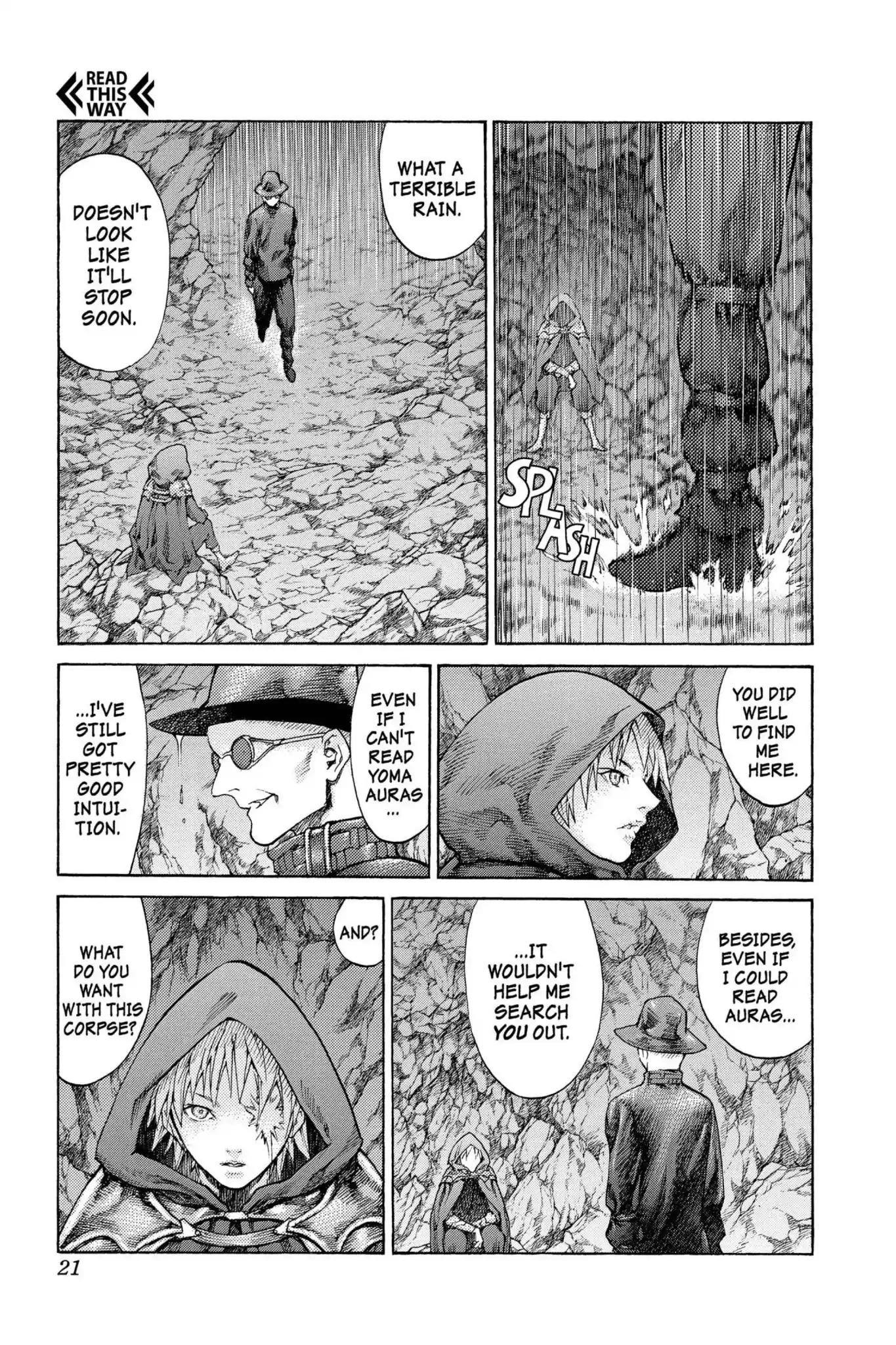 Claymore Chapter 64 page 21 - Chapter 64: Vol.12 Scene 64: Kindred of Paradise, Part 3