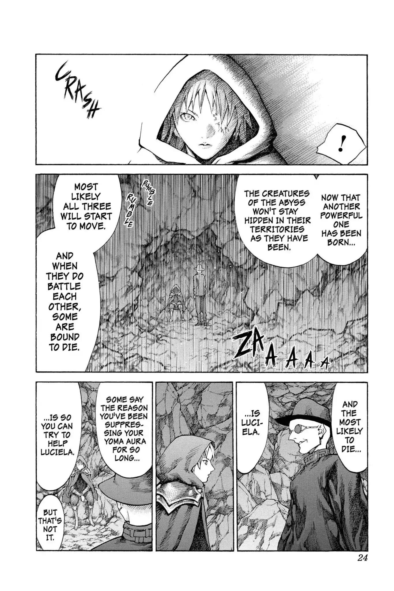 Claymore Chapter 64 page 24 - Chapter 64: Vol.12 Scene 64: Kindred of Paradise, Part 3