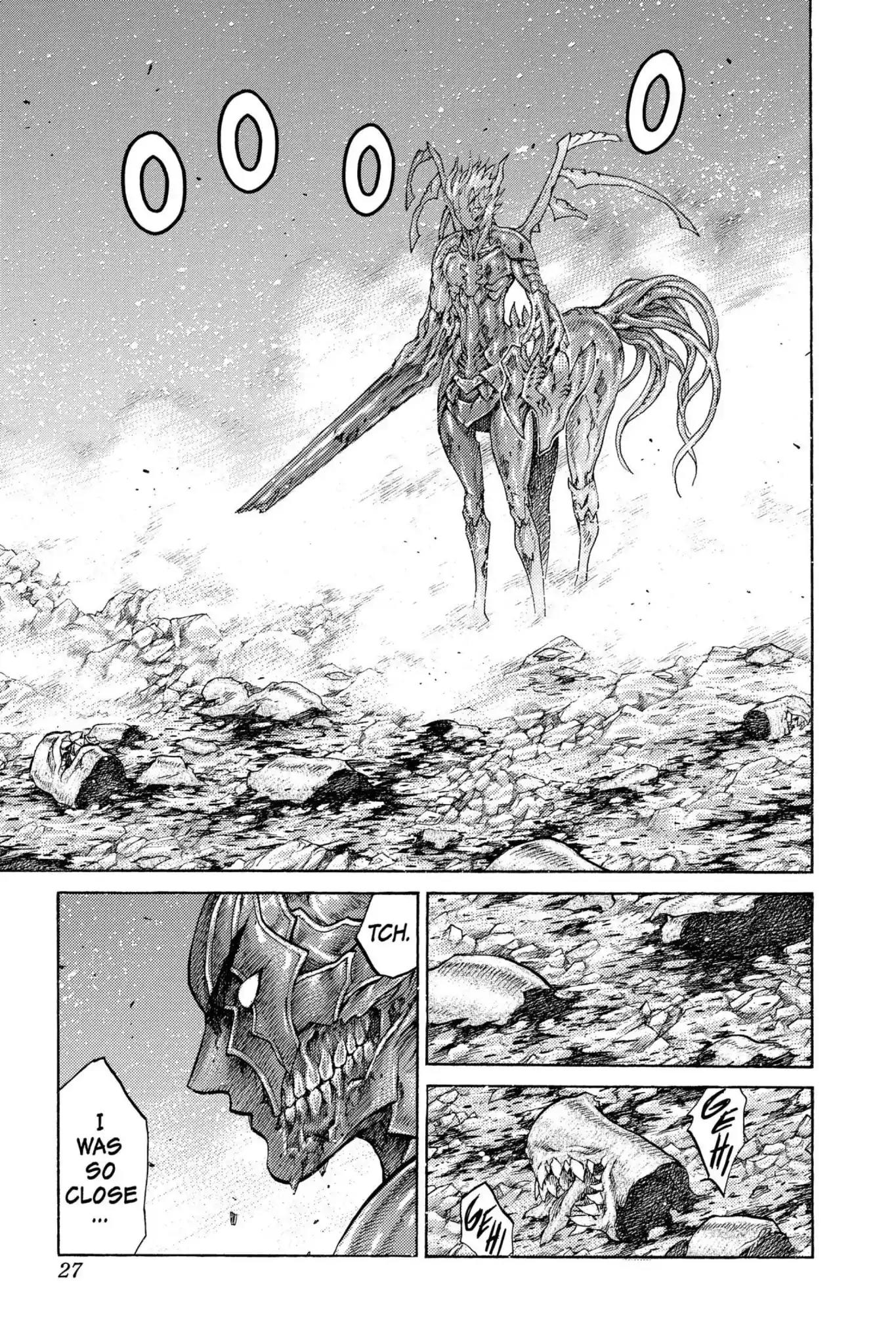 Claymore Chapter 64 page 27 - Chapter 64: Vol.12 Scene 64: Kindred of Paradise, Part 3