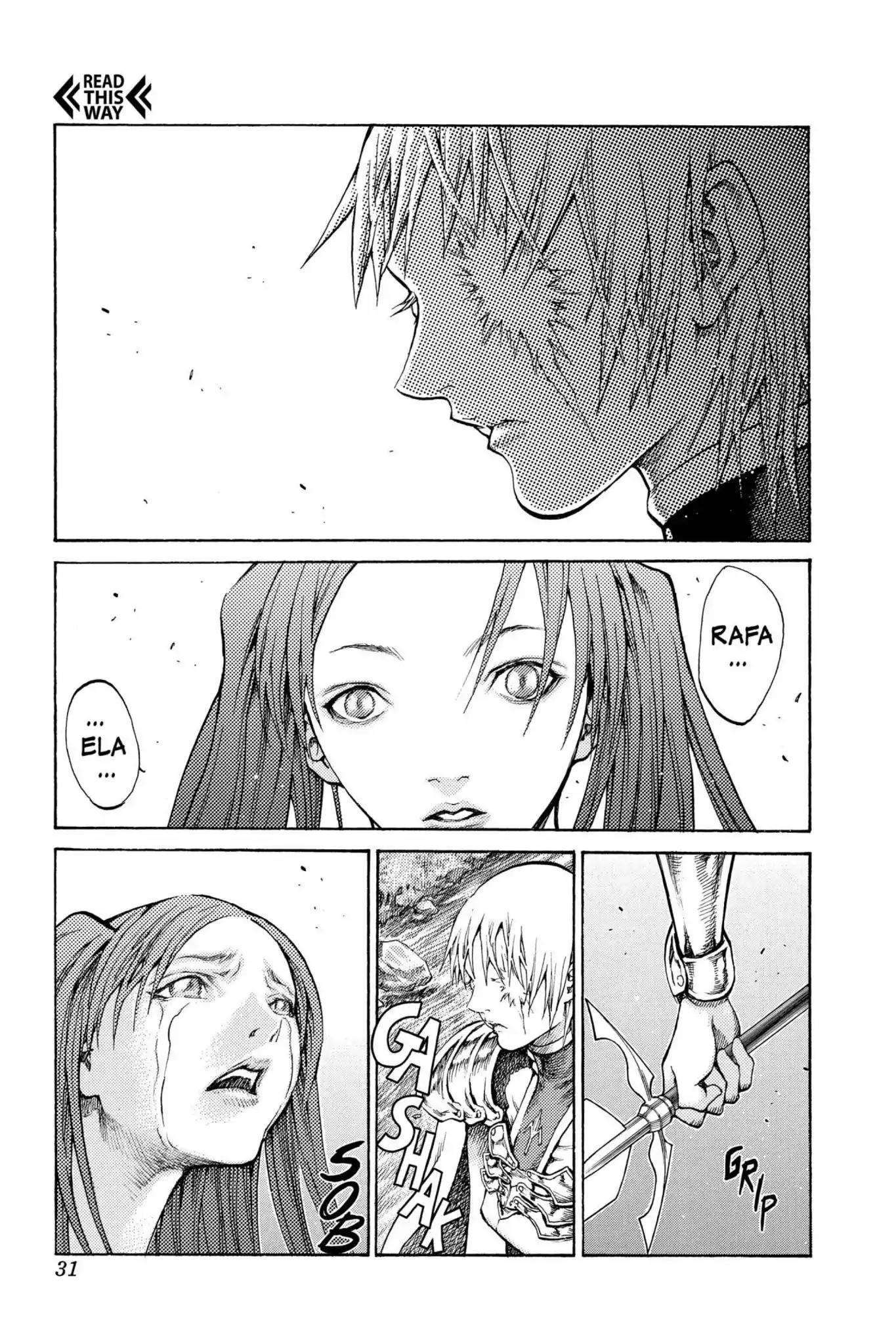 Claymore Chapter 64 page 31 - Chapter 64: Vol.12 Scene 64: Kindred of Paradise, Part 3