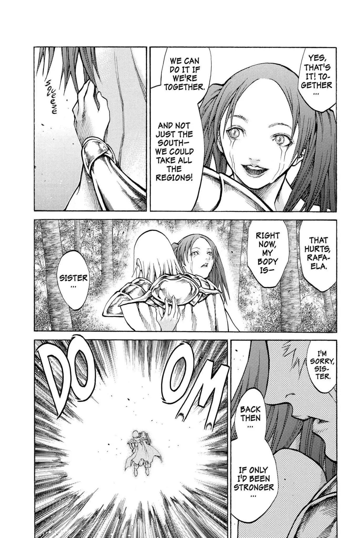 Claymore Chapter 64 page 34 - Chapter 64: Vol.12 Scene 64: Kindred of Paradise, Part 3