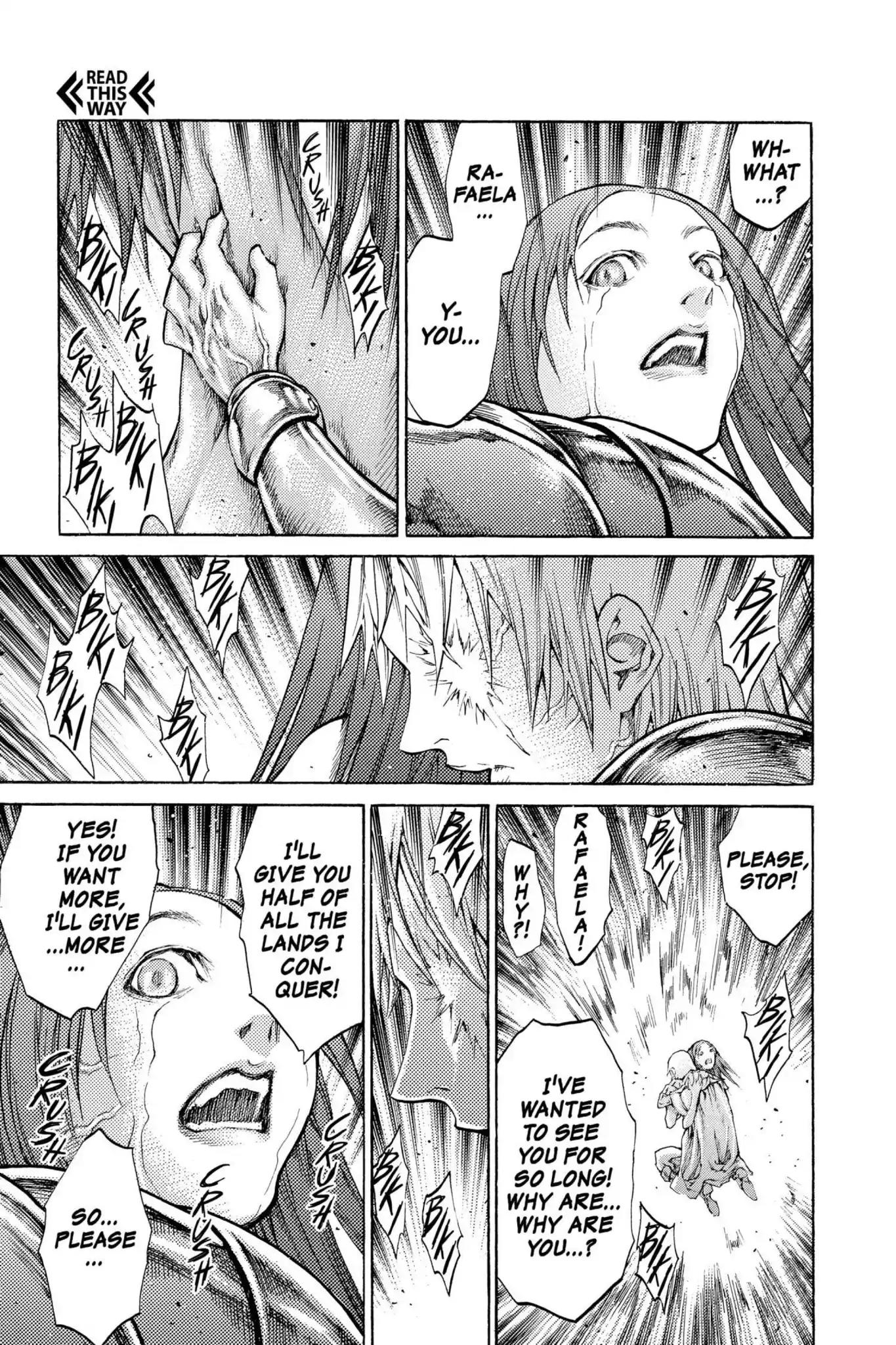Claymore Chapter 64 page 35 - Chapter 64: Vol.12 Scene 64: Kindred of Paradise, Part 3
