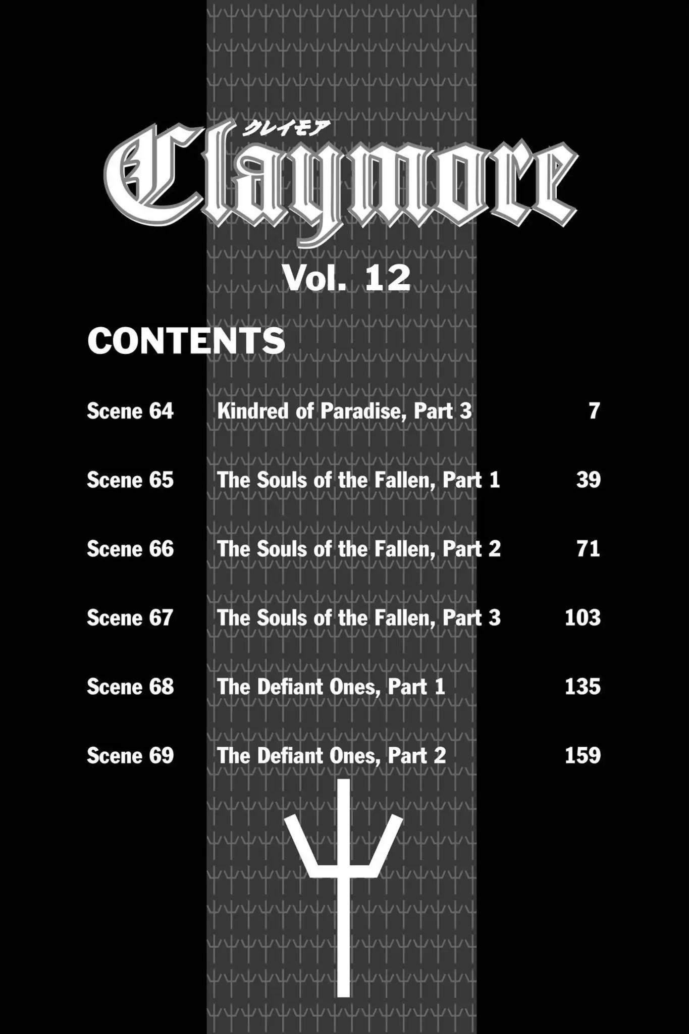 Claymore Chapter 64 page 6 - Chapter 64: Vol.12 Scene 64: Kindred of Paradise, Part 3