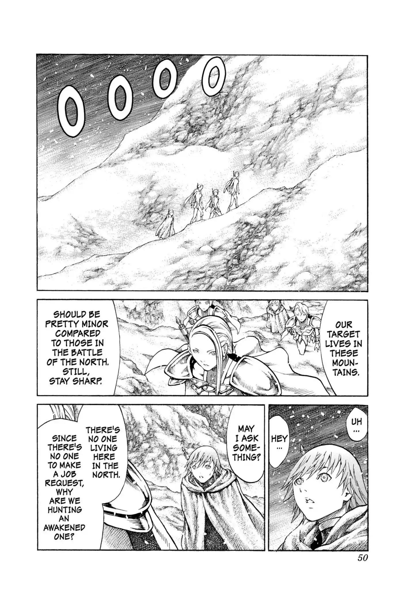 Claymore Chapter 65 page 11 - Chapter 65: Vol.12 Scene 65: The Souls of the Fallen, Part 1