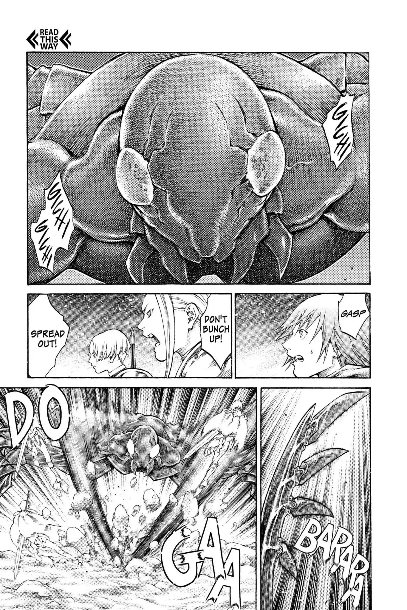 Claymore Chapter 65 page 14 - Chapter 65: Vol.12 Scene 65: The Souls of the Fallen, Part 1