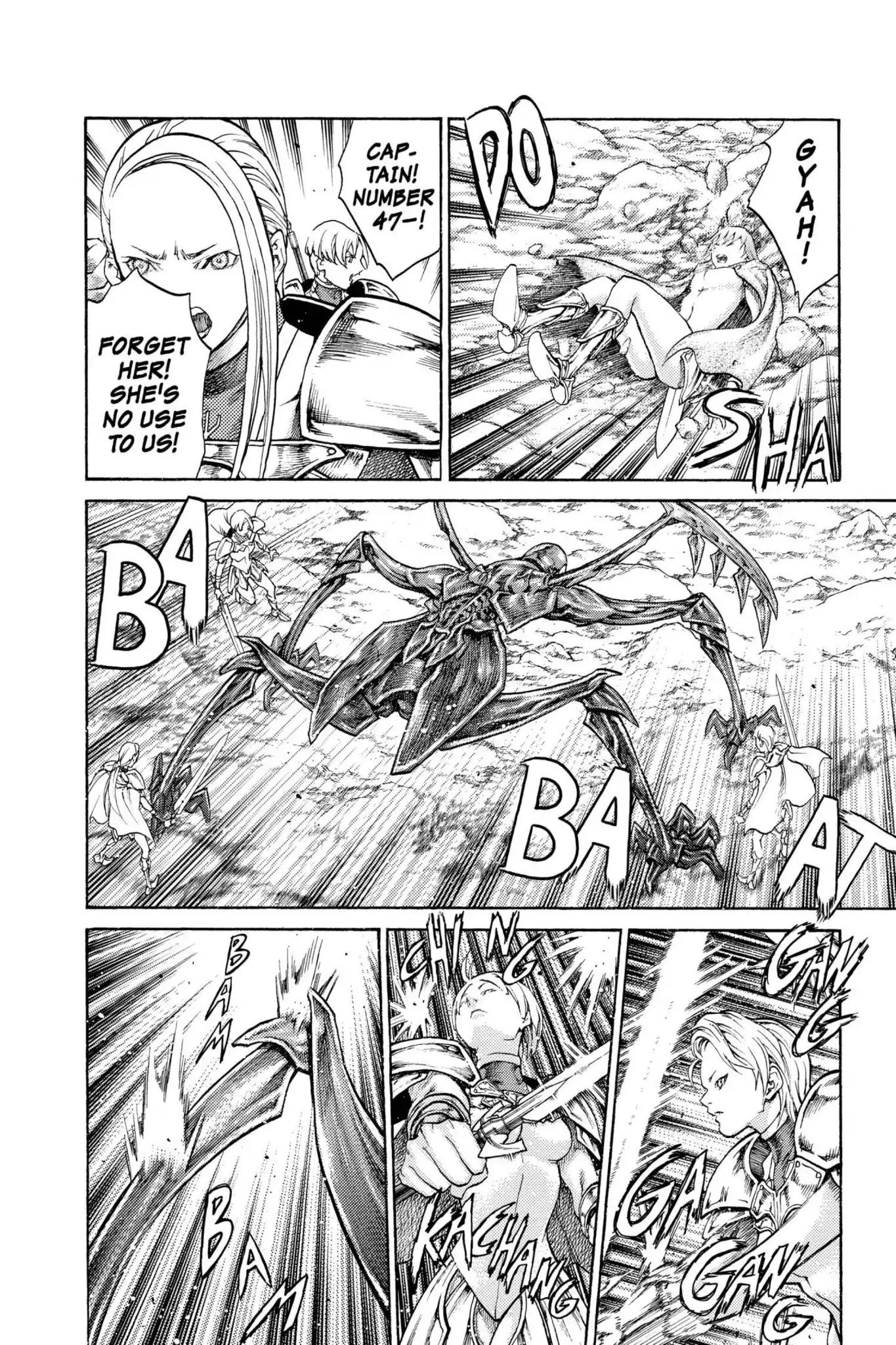 Claymore Chapter 65 page 15 - Chapter 65: Vol.12 Scene 65: The Souls of the Fallen, Part 1