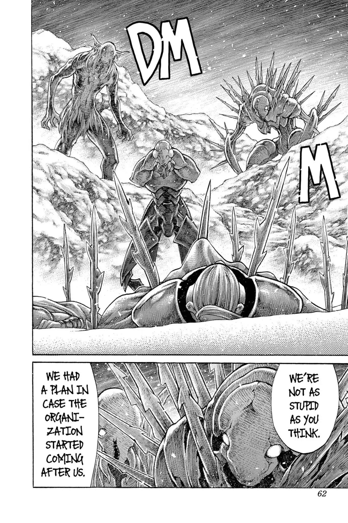Claymore Chapter 65 page 23 - Chapter 65: Vol.12 Scene 65: The Souls of the Fallen, Part 1