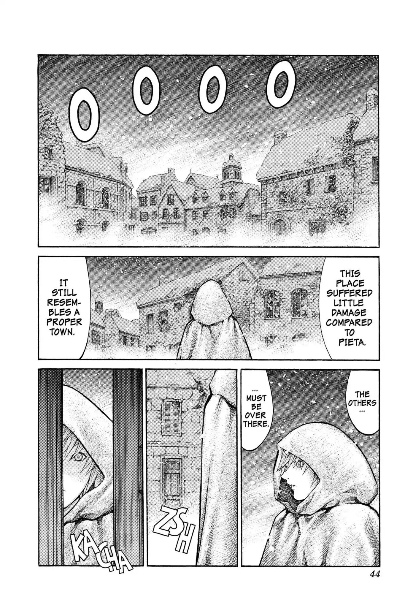 Claymore Chapter 65 page 5 - Chapter 65: Vol.12 Scene 65: The Souls of the Fallen, Part 1