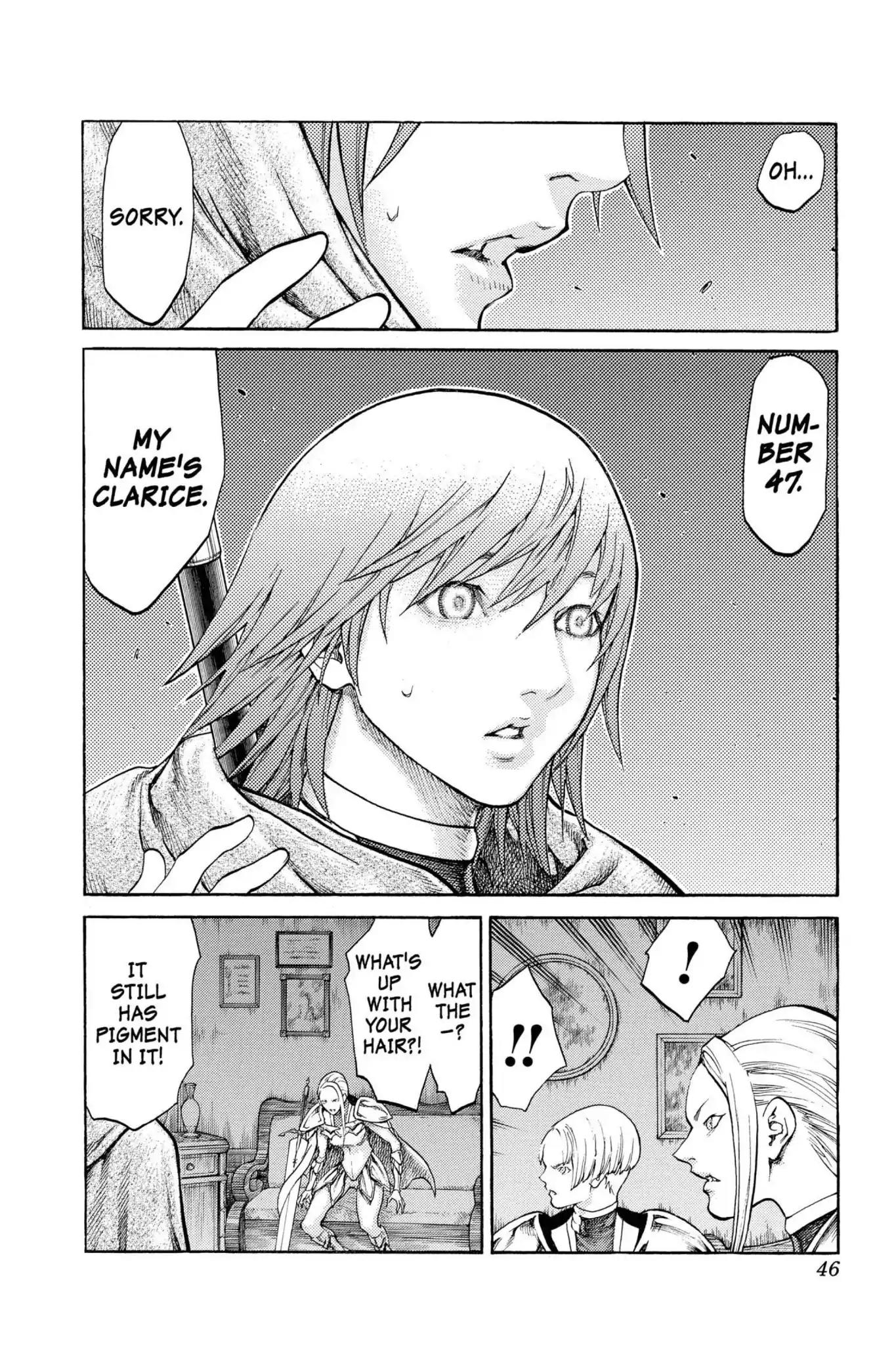 Claymore Chapter 65 page 7 - Chapter 65: Vol.12 Scene 65: The Souls of the Fallen, Part 1