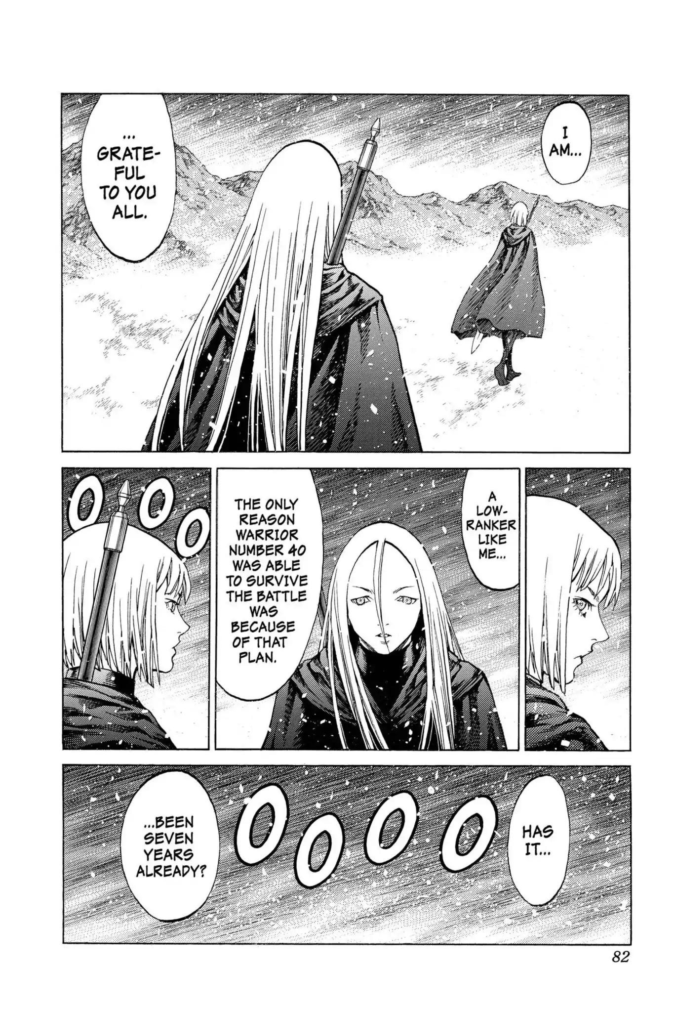 Claymore Chapter 66 page 11 - Chapter 66: Vol.12 Scene 66: The Souls of the Fallen, Part 2