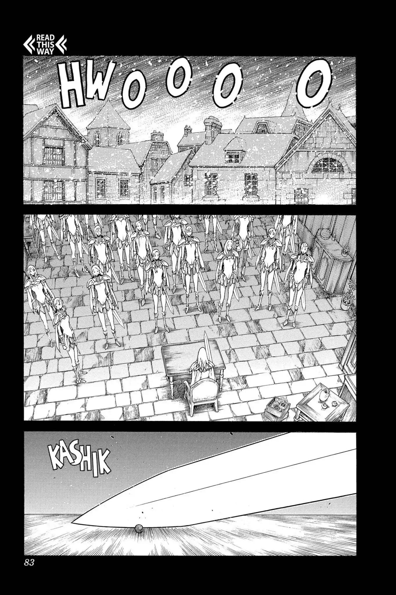 Claymore Chapter 66 page 12 - Chapter 66: Vol.12 Scene 66: The Souls of the Fallen, Part 2