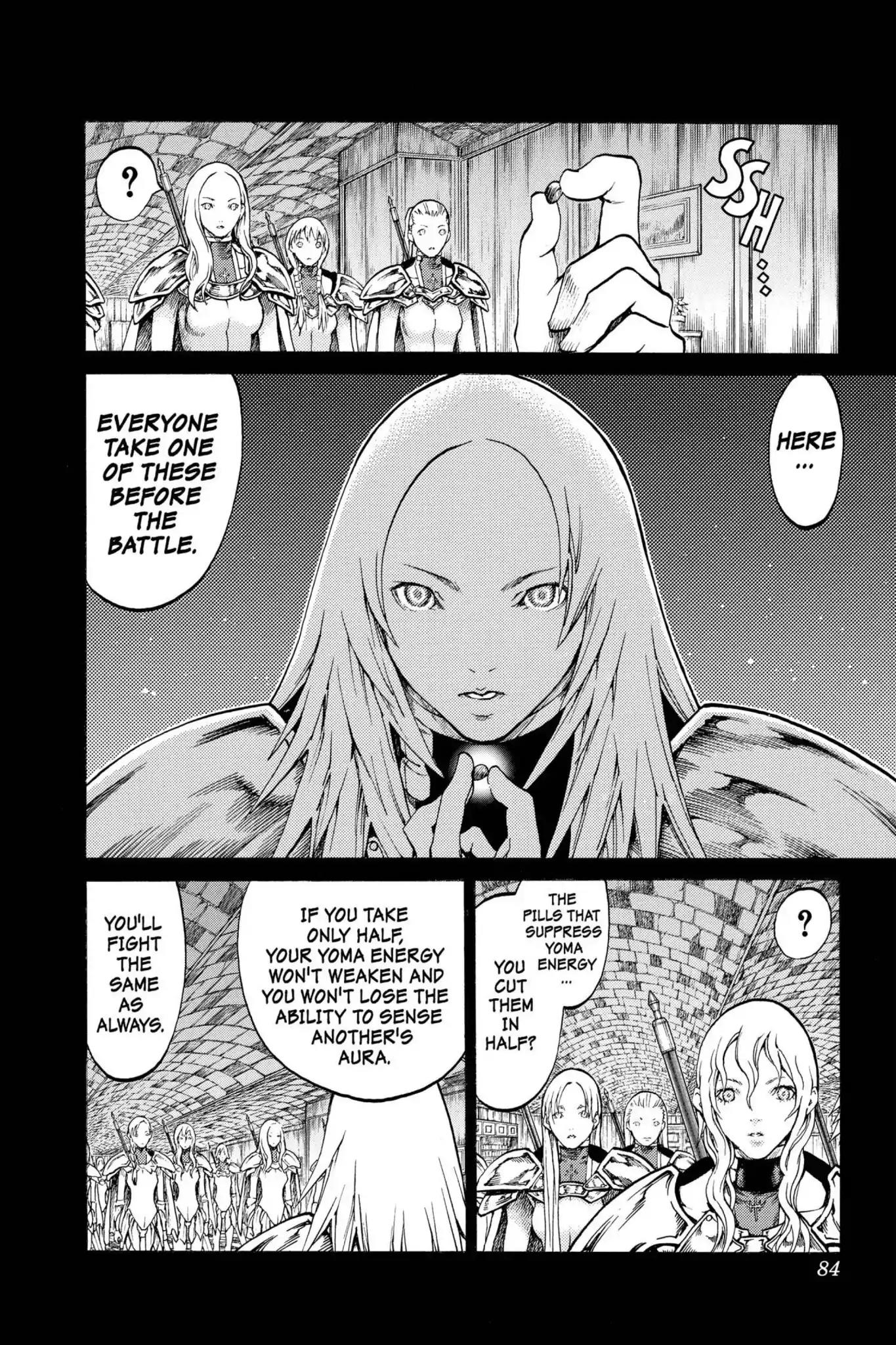 Claymore Chapter 66 page 13 - Chapter 66: Vol.12 Scene 66: The Souls of the Fallen, Part 2