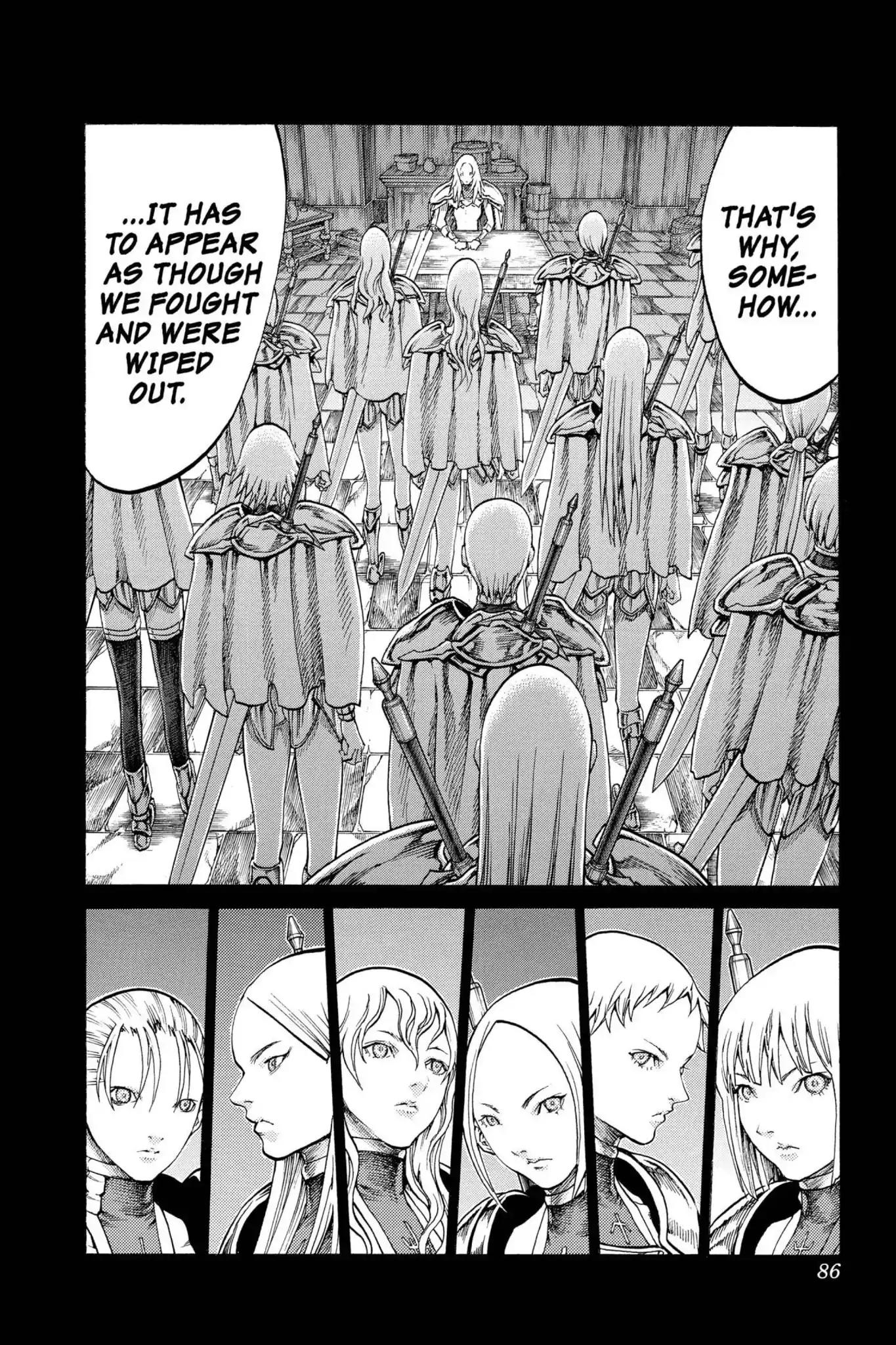 Claymore Chapter 66 page 15 - Chapter 66: Vol.12 Scene 66: The Souls of the Fallen, Part 2
