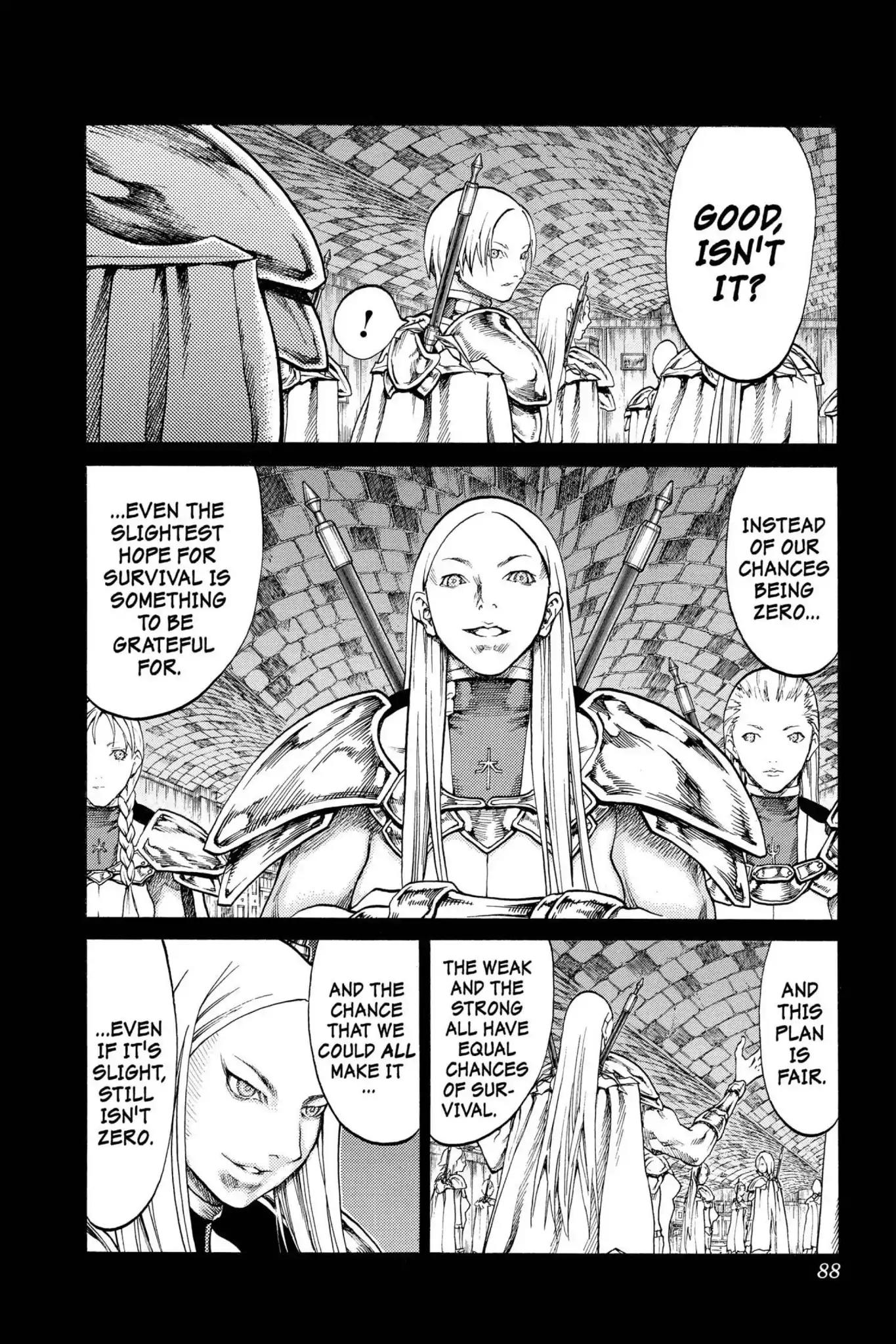 Claymore Chapter 66 page 17 - Chapter 66: Vol.12 Scene 66: The Souls of the Fallen, Part 2