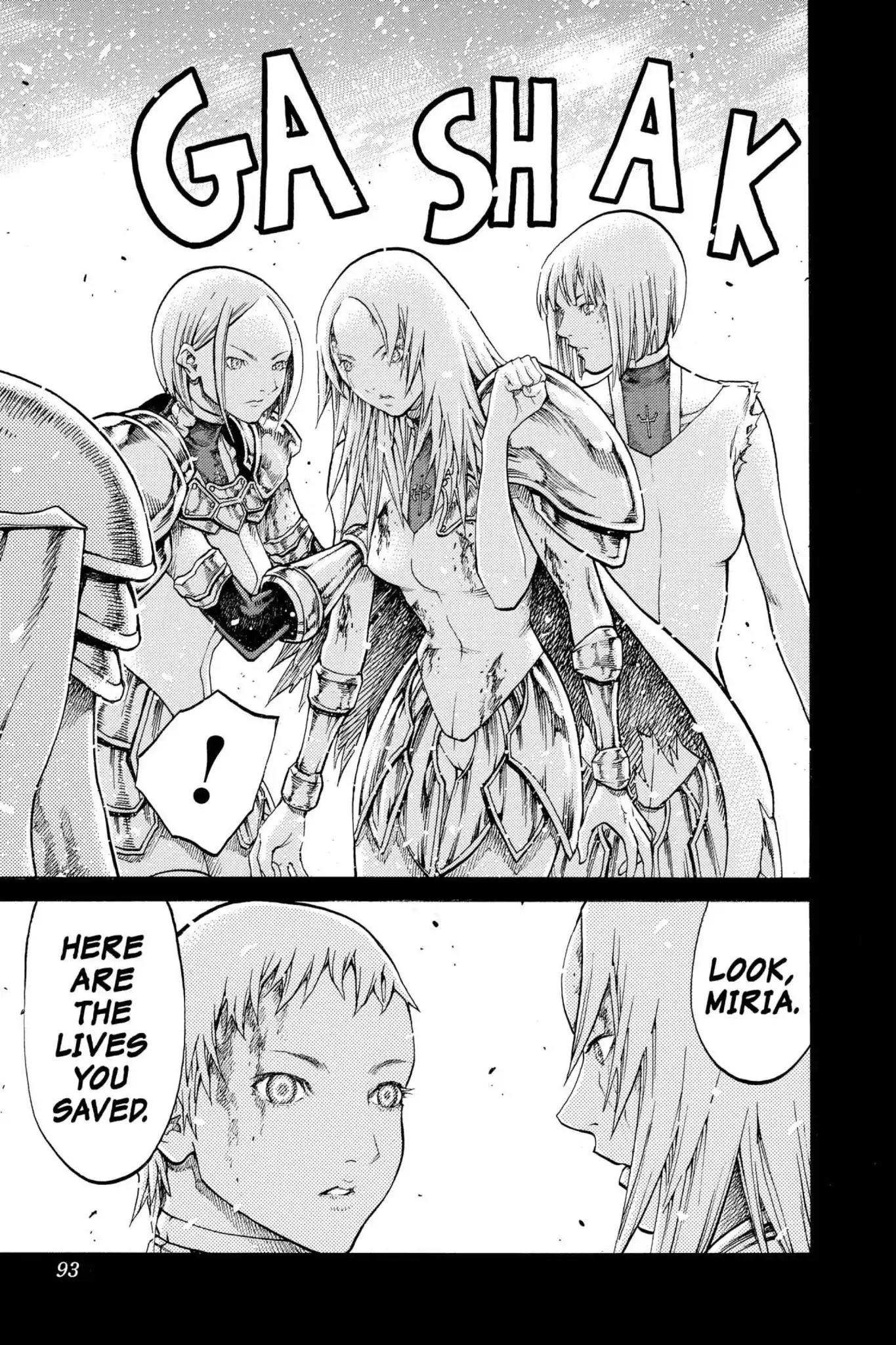 Claymore Chapter 66 page 21 - Chapter 66: Vol.12 Scene 66: The Souls of the Fallen, Part 2