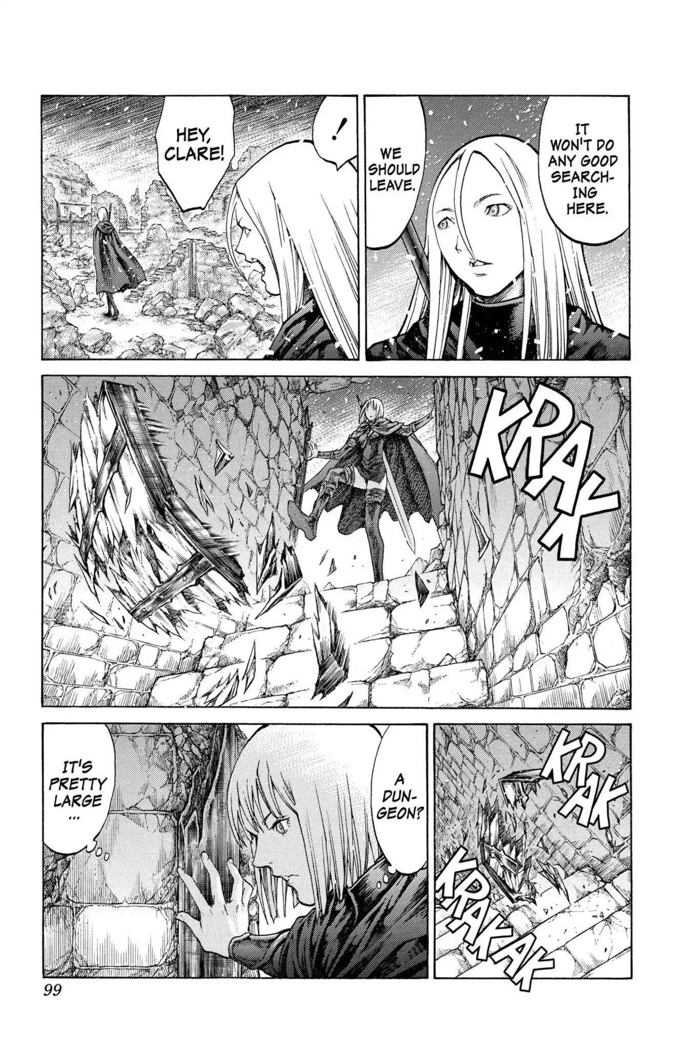 Claymore Chapter 66 page 27 - Chapter 66: Vol.12 Scene 66: The Souls of the Fallen, Part 2