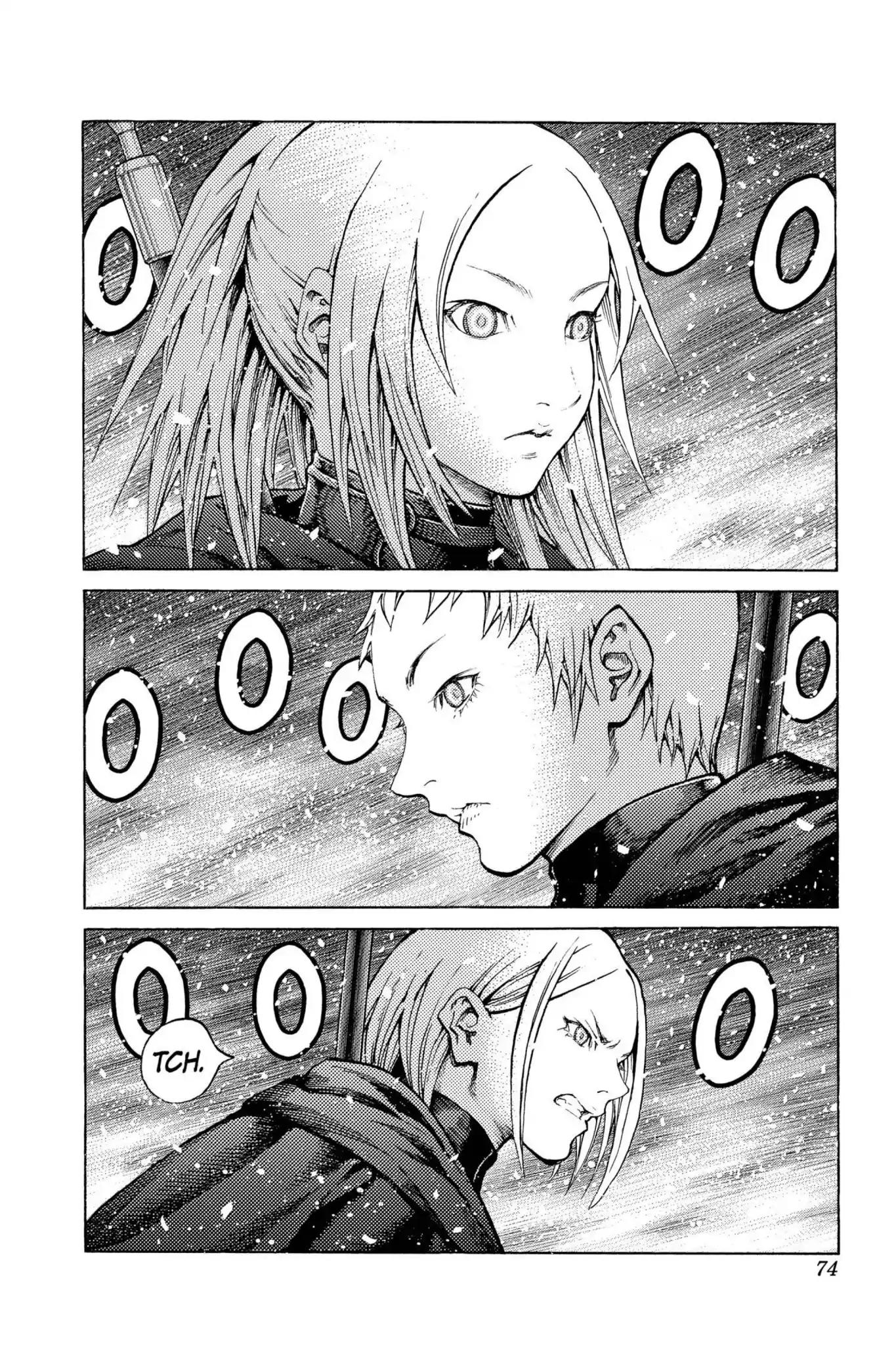 Claymore Chapter 66 page 3 - Chapter 66: Vol.12 Scene 66: The Souls of the Fallen, Part 2