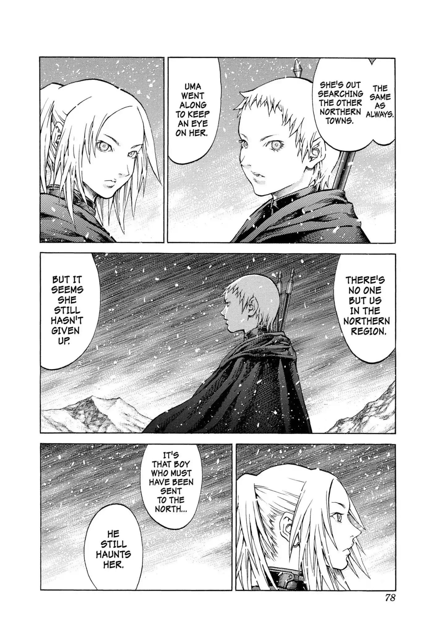 Claymore Chapter 66 page 7 - Chapter 66: Vol.12 Scene 66: The Souls of the Fallen, Part 2
