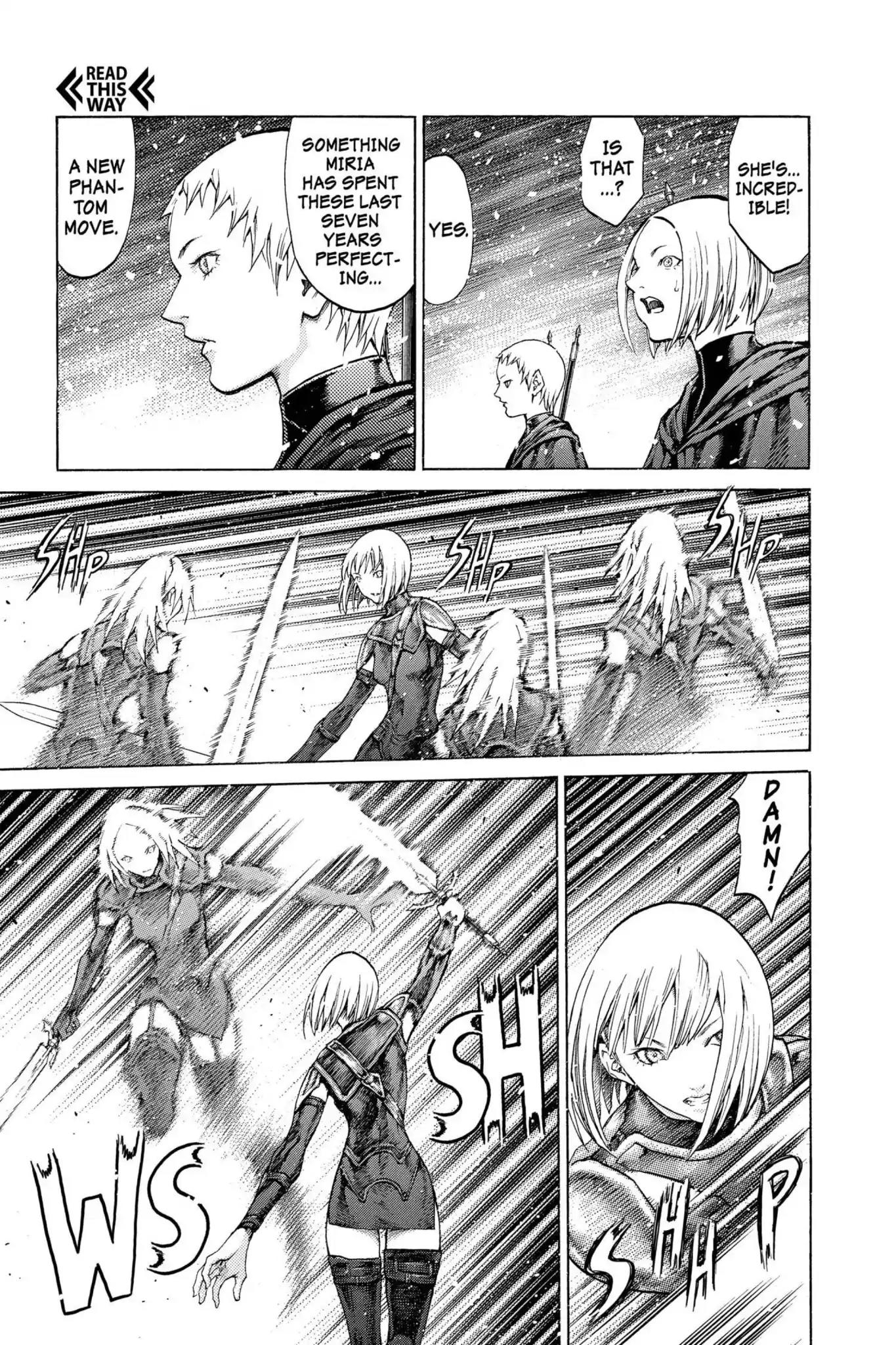 Claymore Chapter 67 page 13 - Chapter 67: Vol.12 Scene 67: The Souls of the Fallen, Part 3