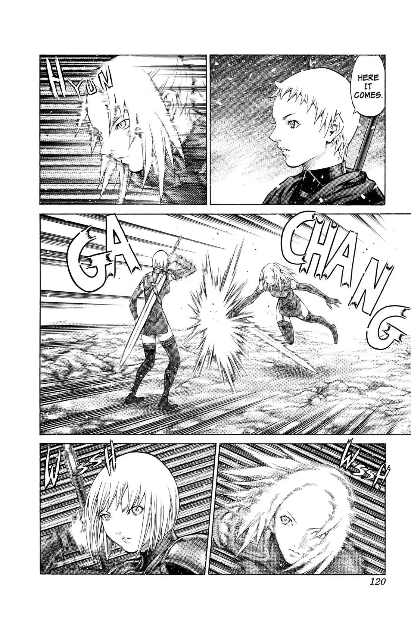 Claymore Chapter 67 page 16 - Chapter 67: Vol.12 Scene 67: The Souls of the Fallen, Part 3