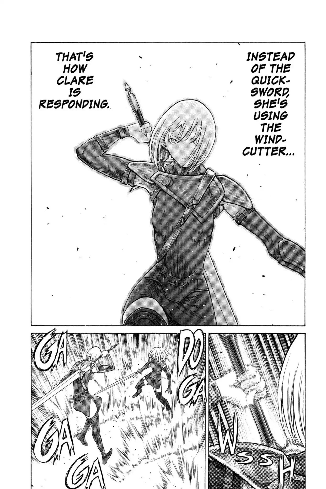 Claymore Chapter 67 page 18 - Chapter 67: Vol.12 Scene 67: The Souls of the Fallen, Part 3