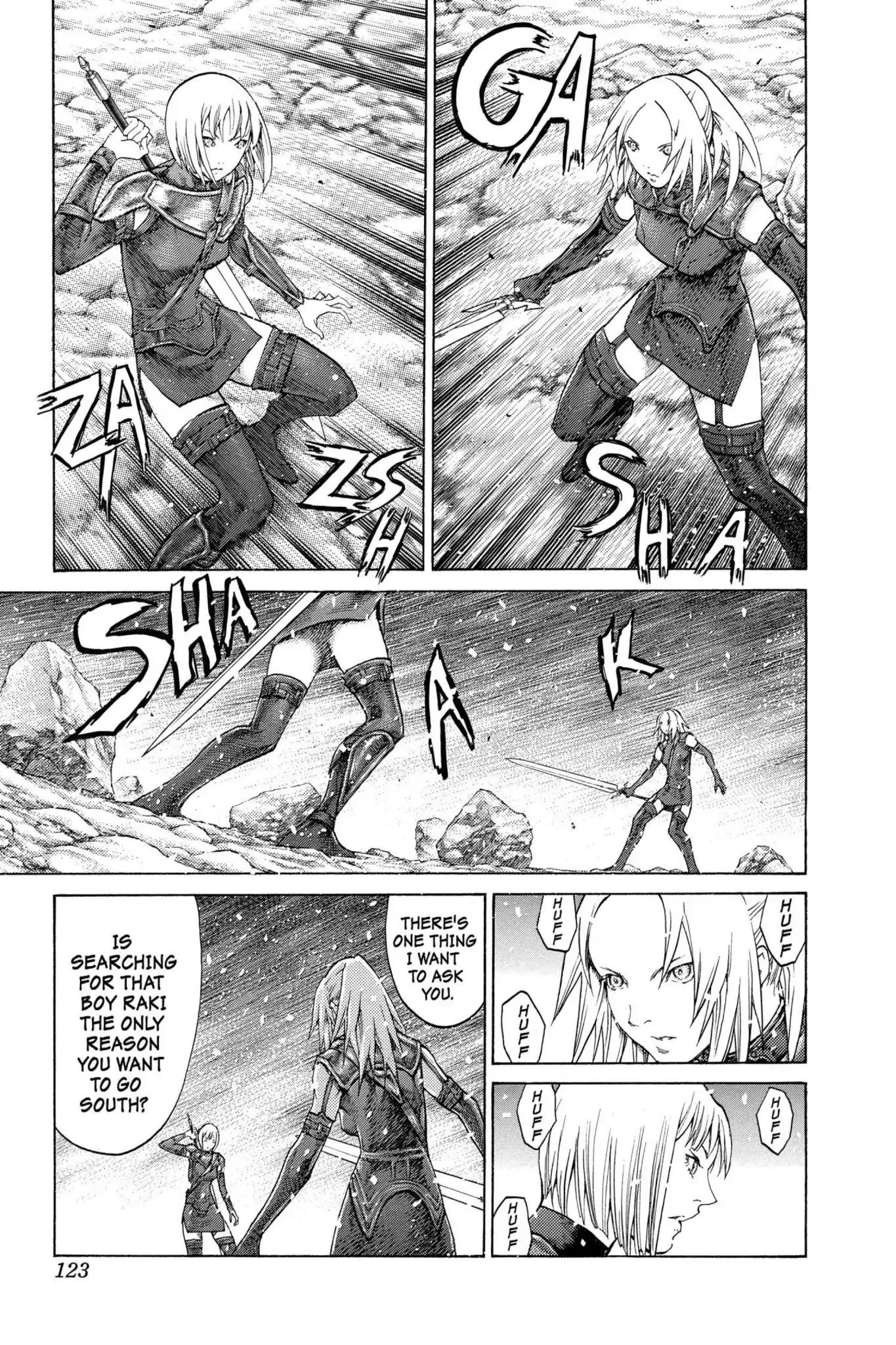 Claymore Chapter 67 page 19 - Chapter 67: Vol.12 Scene 67: The Souls of the Fallen, Part 3