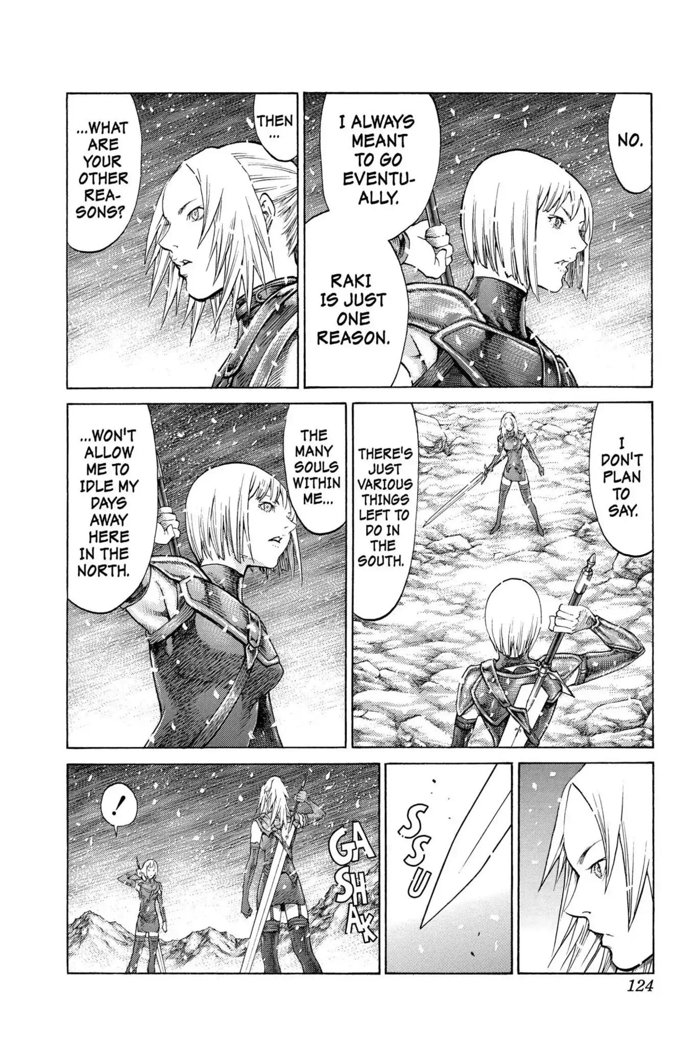 Claymore Chapter 67 page 20 - Chapter 67: Vol.12 Scene 67: The Souls of the Fallen, Part 3