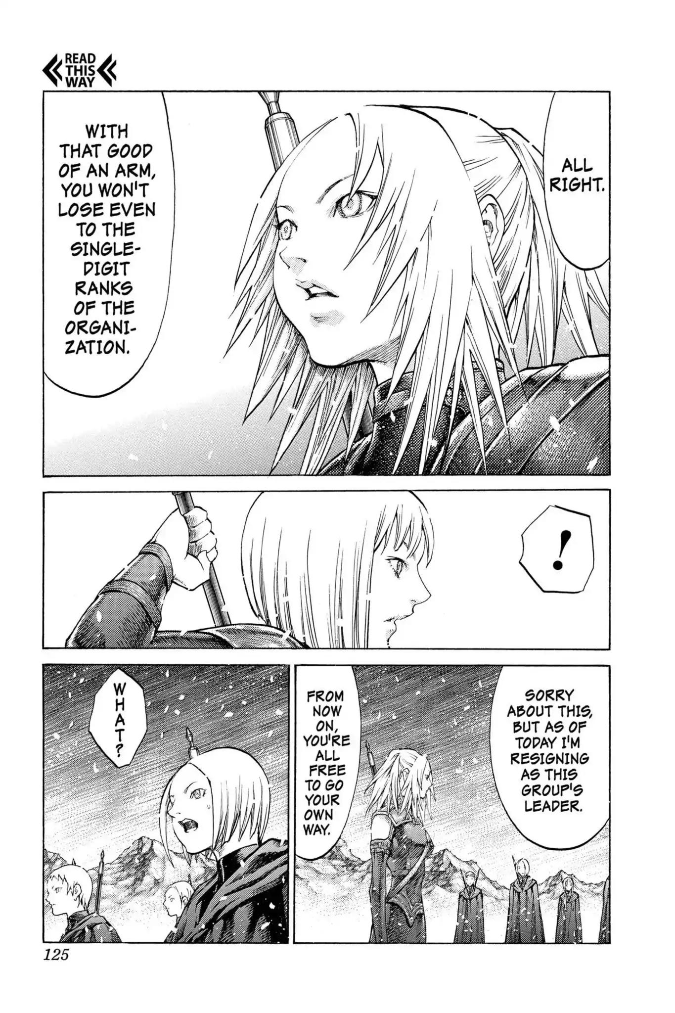 Claymore Chapter 67 page 21 - Chapter 67: Vol.12 Scene 67: The Souls of the Fallen, Part 3