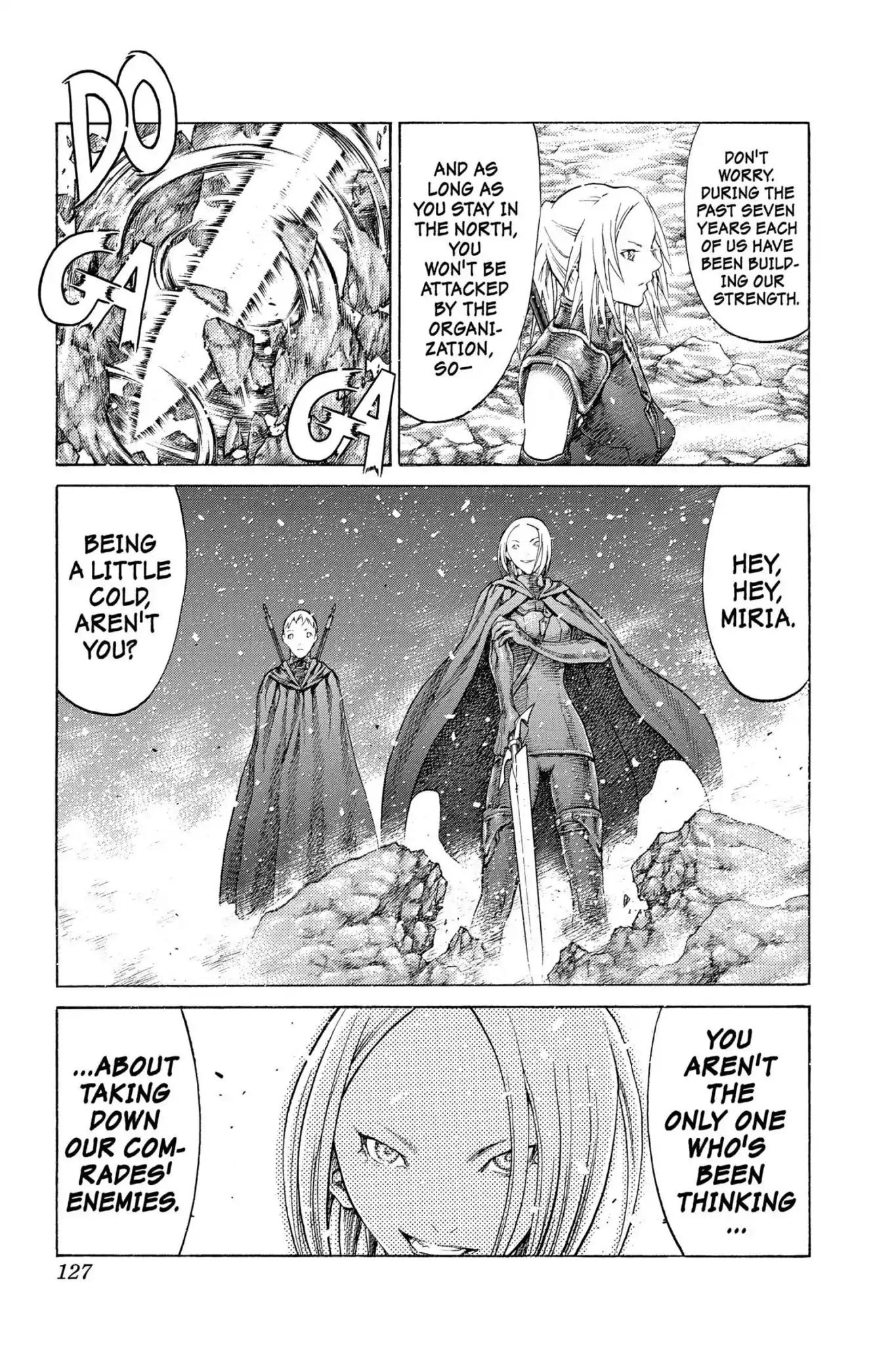 Claymore Chapter 67 page 23 - Chapter 67: Vol.12 Scene 67: The Souls of the Fallen, Part 3