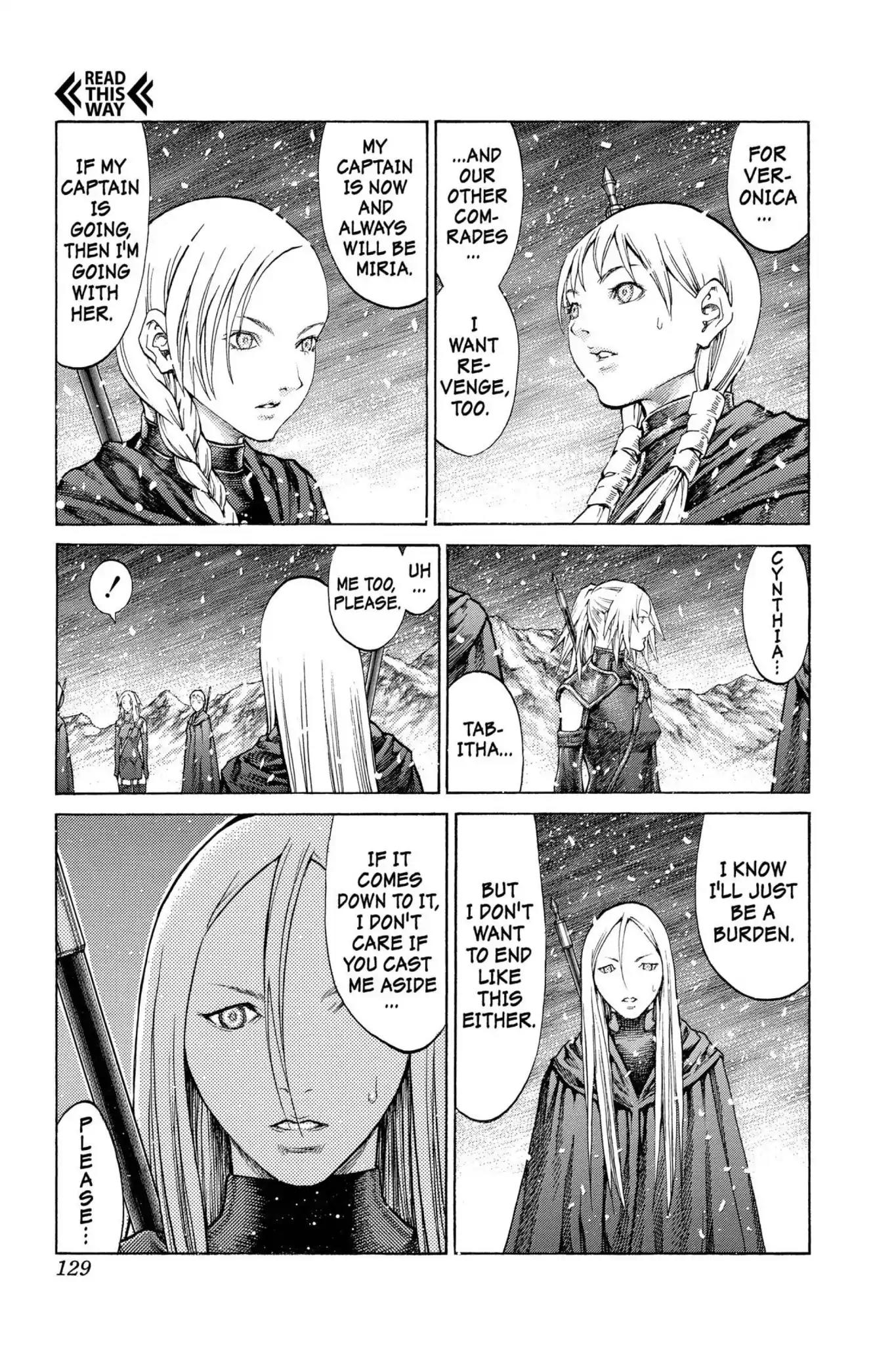 Claymore Chapter 67 page 25 - Chapter 67: Vol.12 Scene 67: The Souls of the Fallen, Part 3