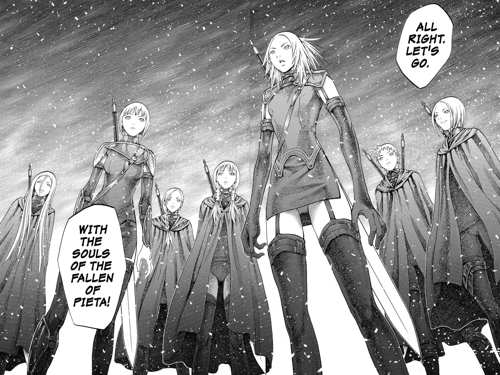 Claymore Chapter 67 page 28 - Chapter 67: Vol.12 Scene 67: The Souls of the Fallen, Part 3