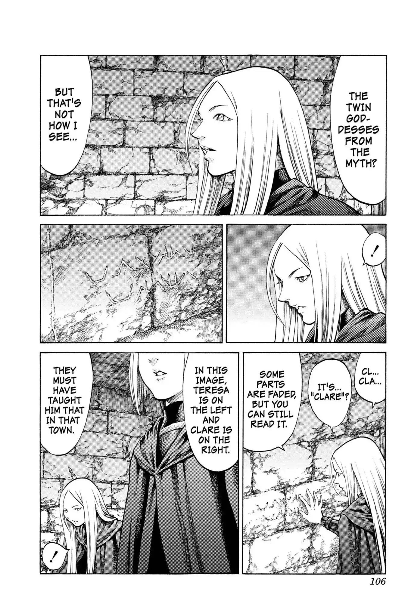 Claymore Chapter 67 page 3 - Chapter 67: Vol.12 Scene 67: The Souls of the Fallen, Part 3