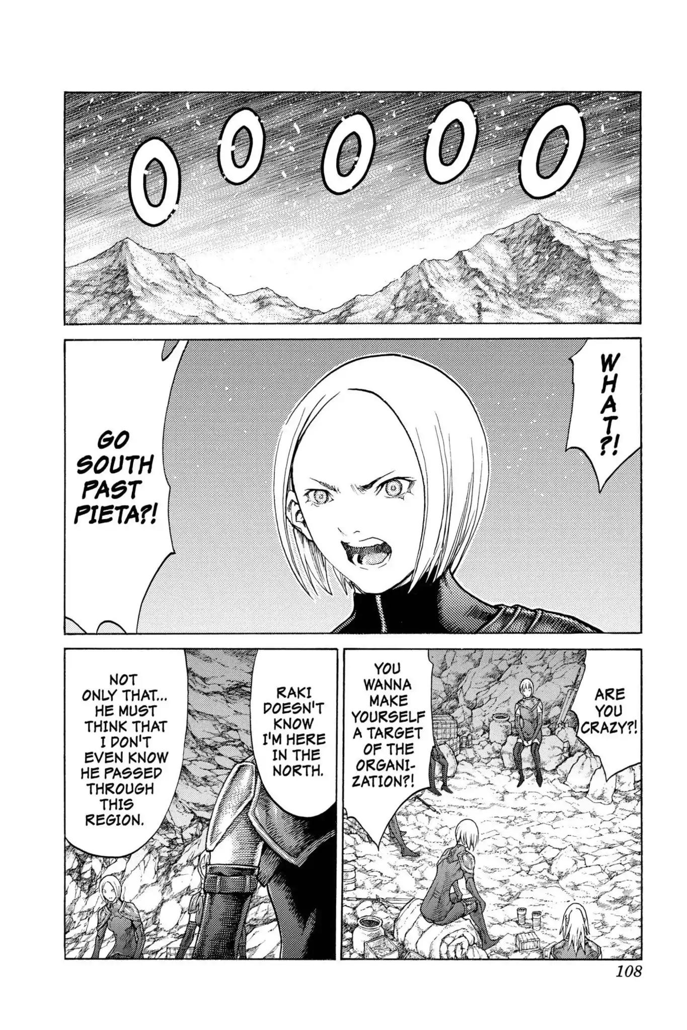 Claymore Chapter 67 page 5 - Chapter 67: Vol.12 Scene 67: The Souls of the Fallen, Part 3