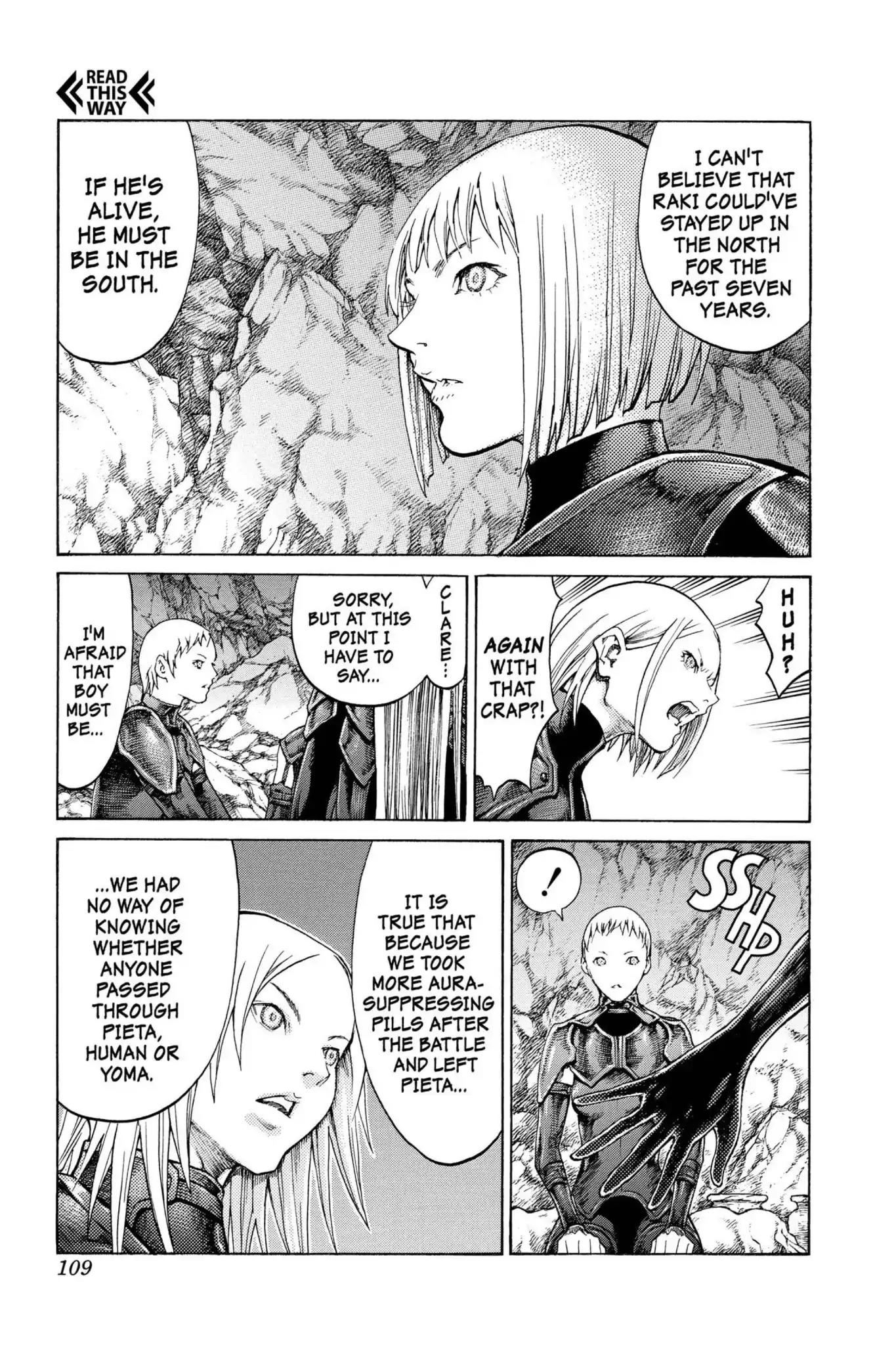 Claymore Chapter 67 page 6 - Chapter 67: Vol.12 Scene 67: The Souls of the Fallen, Part 3