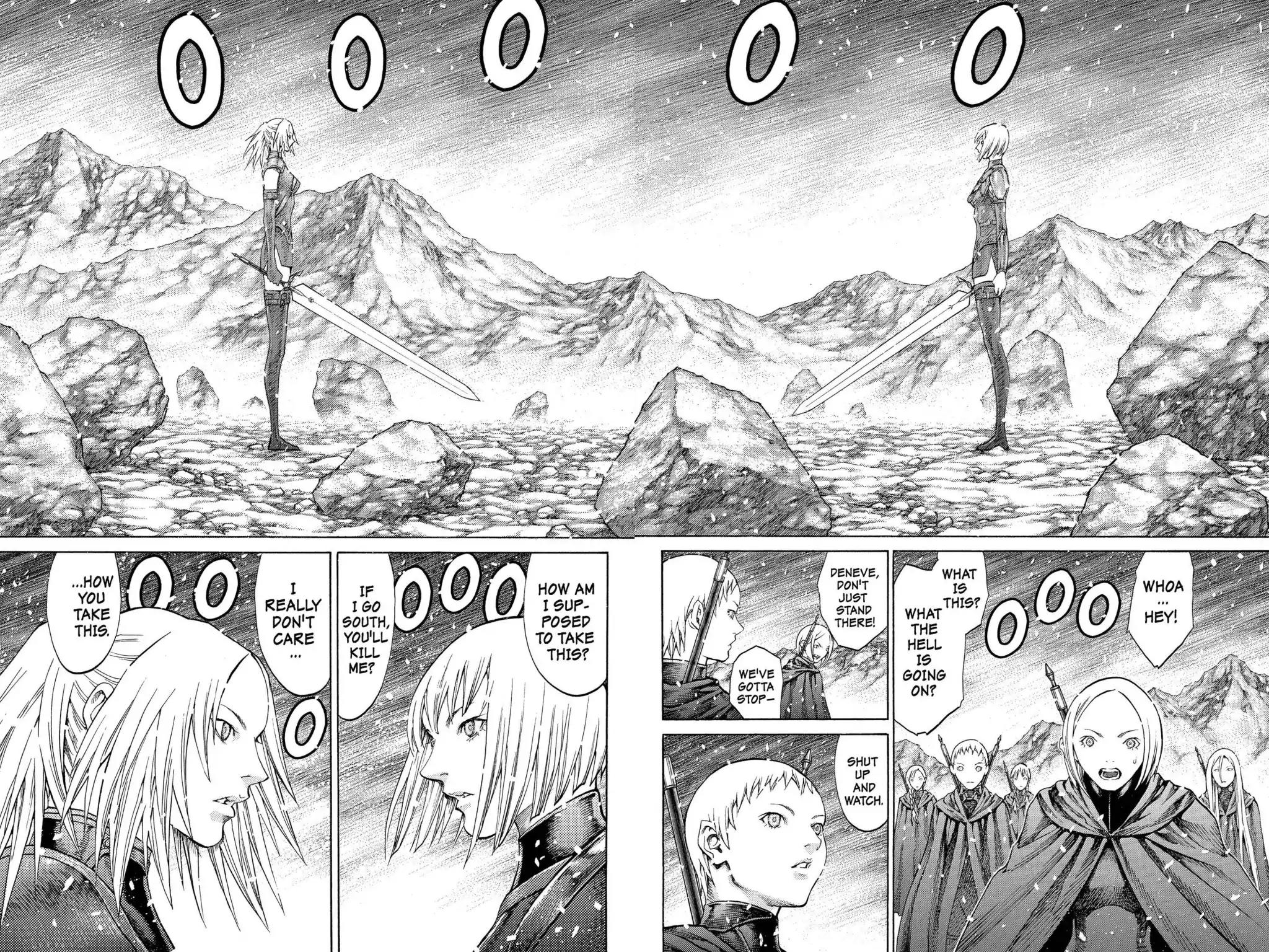 Claymore Chapter 67 page 9 - Chapter 67: Vol.12 Scene 67: The Souls of the Fallen, Part 3