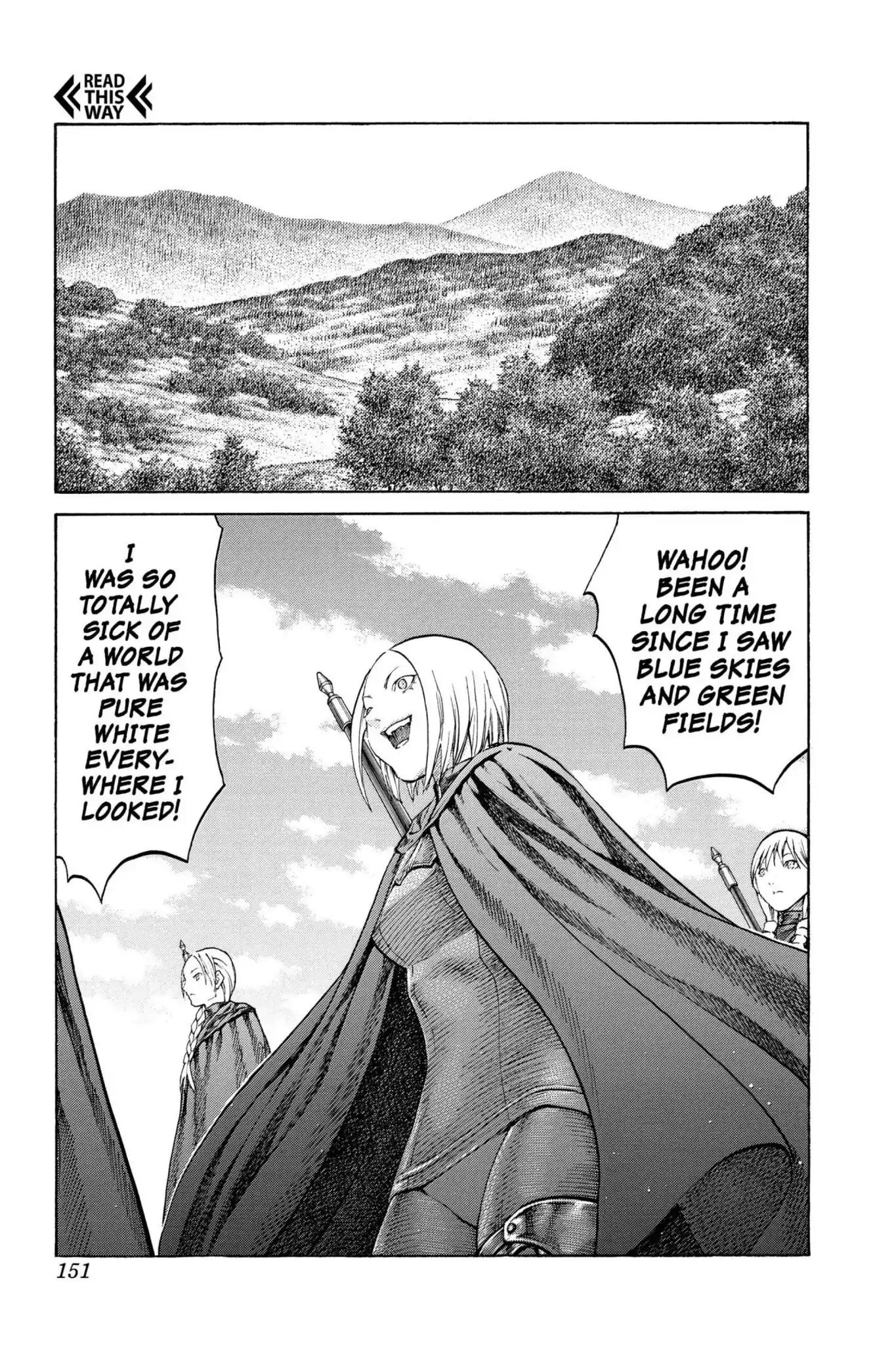 Claymore Chapter 68 page 16 - Chapter 68: Vol.12 Scene 68: The Defiant Ones, Part 1