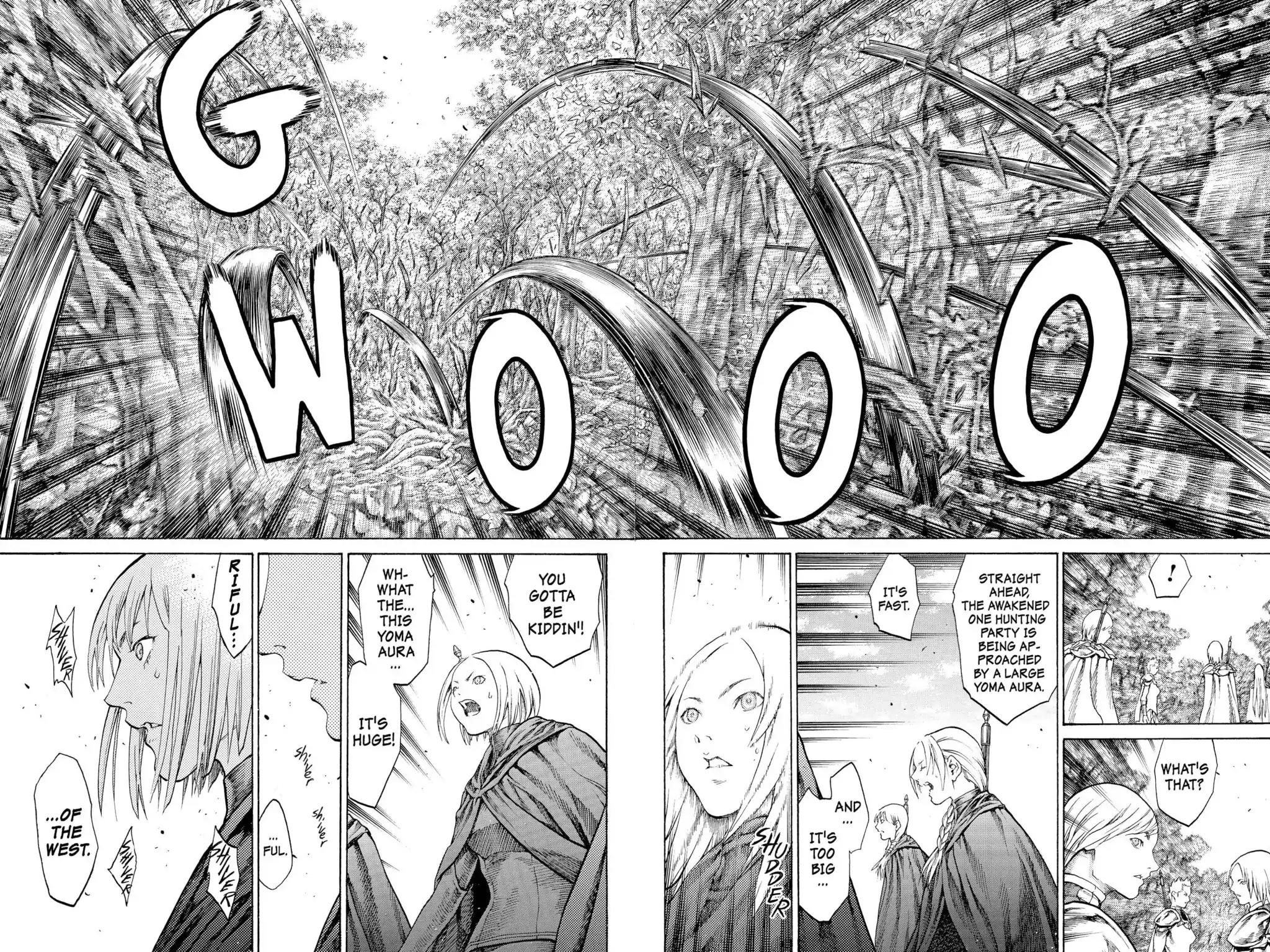 Claymore Chapter 68 page 19 - Chapter 68: Vol.12 Scene 68: The Defiant Ones, Part 1