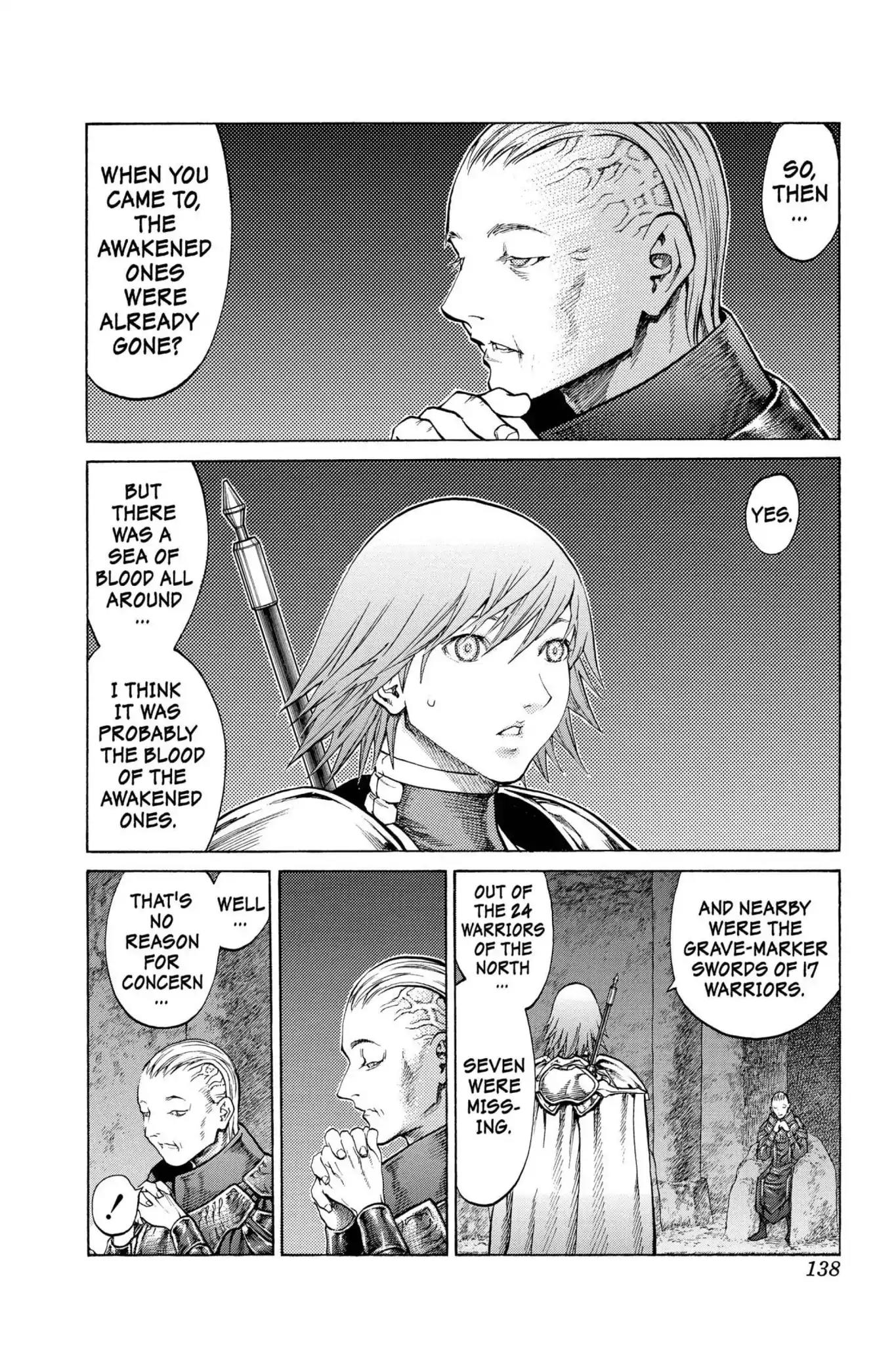 Claymore Chapter 68 page 3 - Chapter 68: Vol.12 Scene 68: The Defiant Ones, Part 1