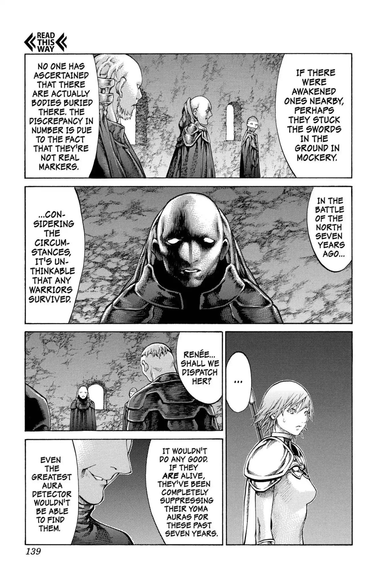 Claymore Chapter 68 page 4 - Chapter 68: Vol.12 Scene 68: The Defiant Ones, Part 1