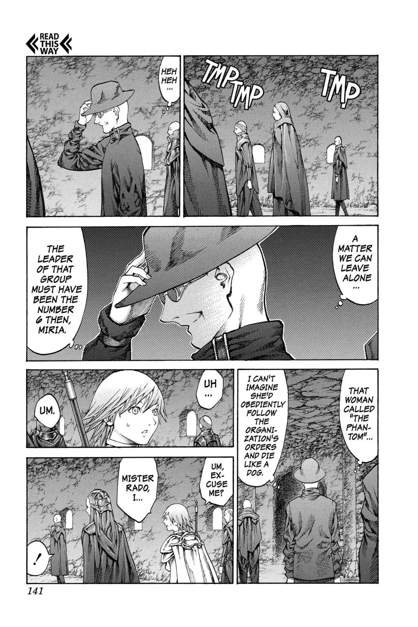 Claymore Chapter 68 page 6 - Chapter 68: Vol.12 Scene 68: The Defiant Ones, Part 1