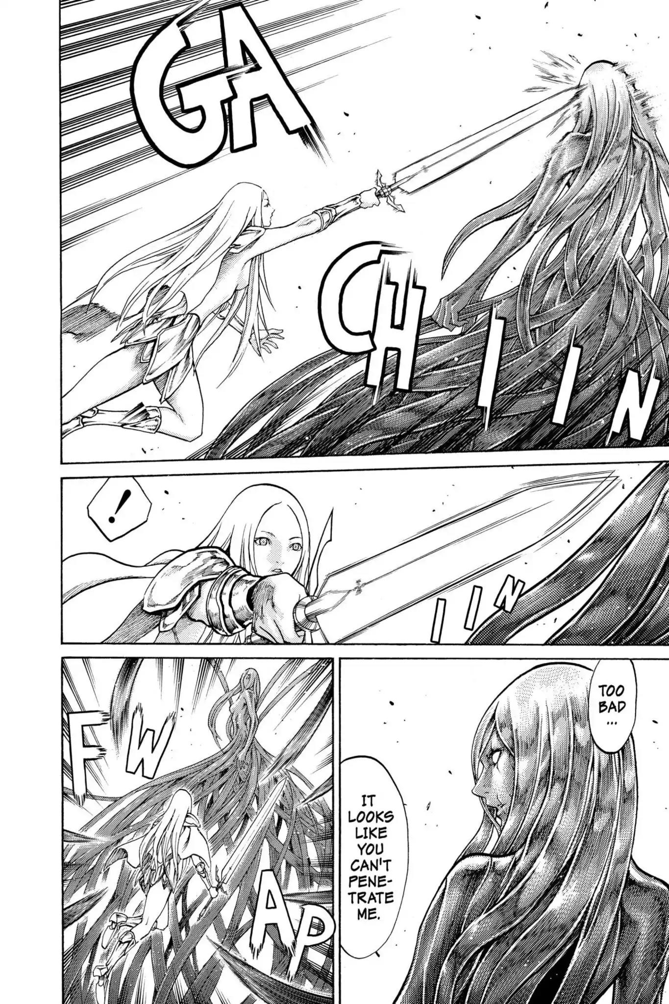 Claymore Chapter 69 page 14 - Chapter 69: Vol.12 Scene 69: The Defiant Ones, Part 2