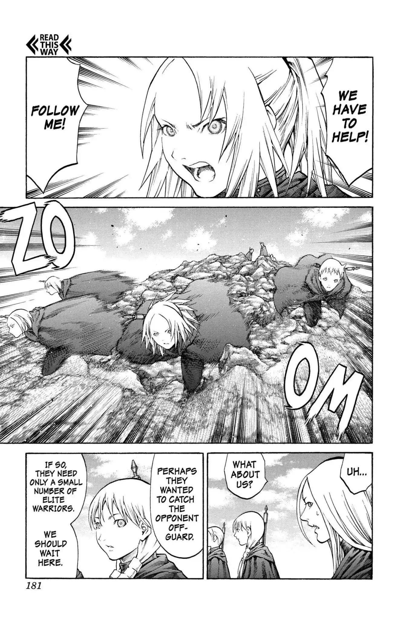 Claymore Chapter 69 page 21 - Chapter 69: Vol.12 Scene 69: The Defiant Ones, Part 2