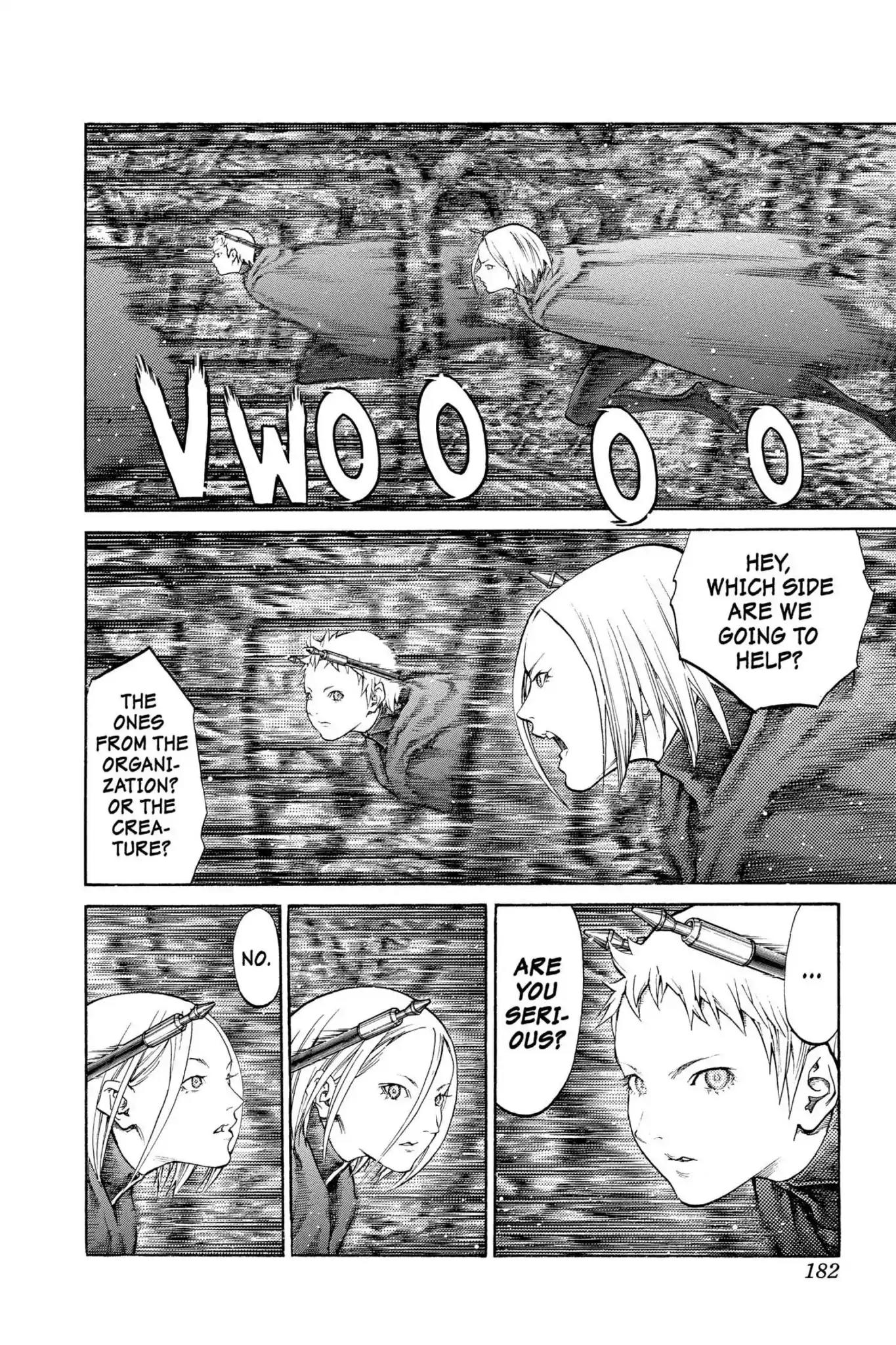 Claymore Chapter 69 page 22 - Chapter 69: Vol.12 Scene 69: The Defiant Ones, Part 2