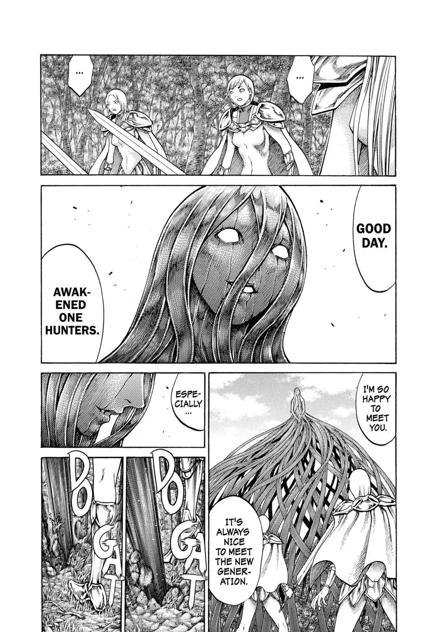 Claymore Chapter 69 page 3 - Chapter 69: Vol.12 Scene 69: The Defiant Ones, Part 2