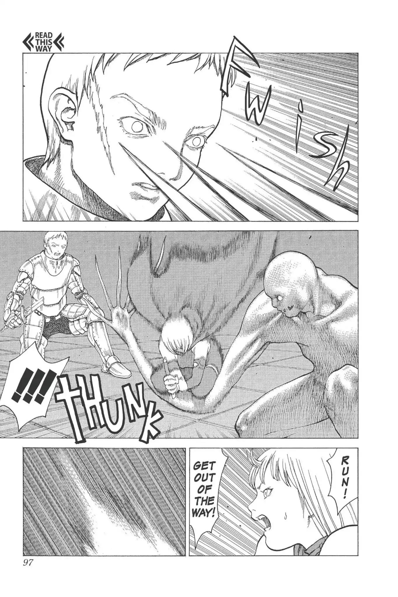 Claymore Chapter 7 page 10 - Chapter 7: Vol.2 Scene 7: Darkness in Paradise, Part 3
