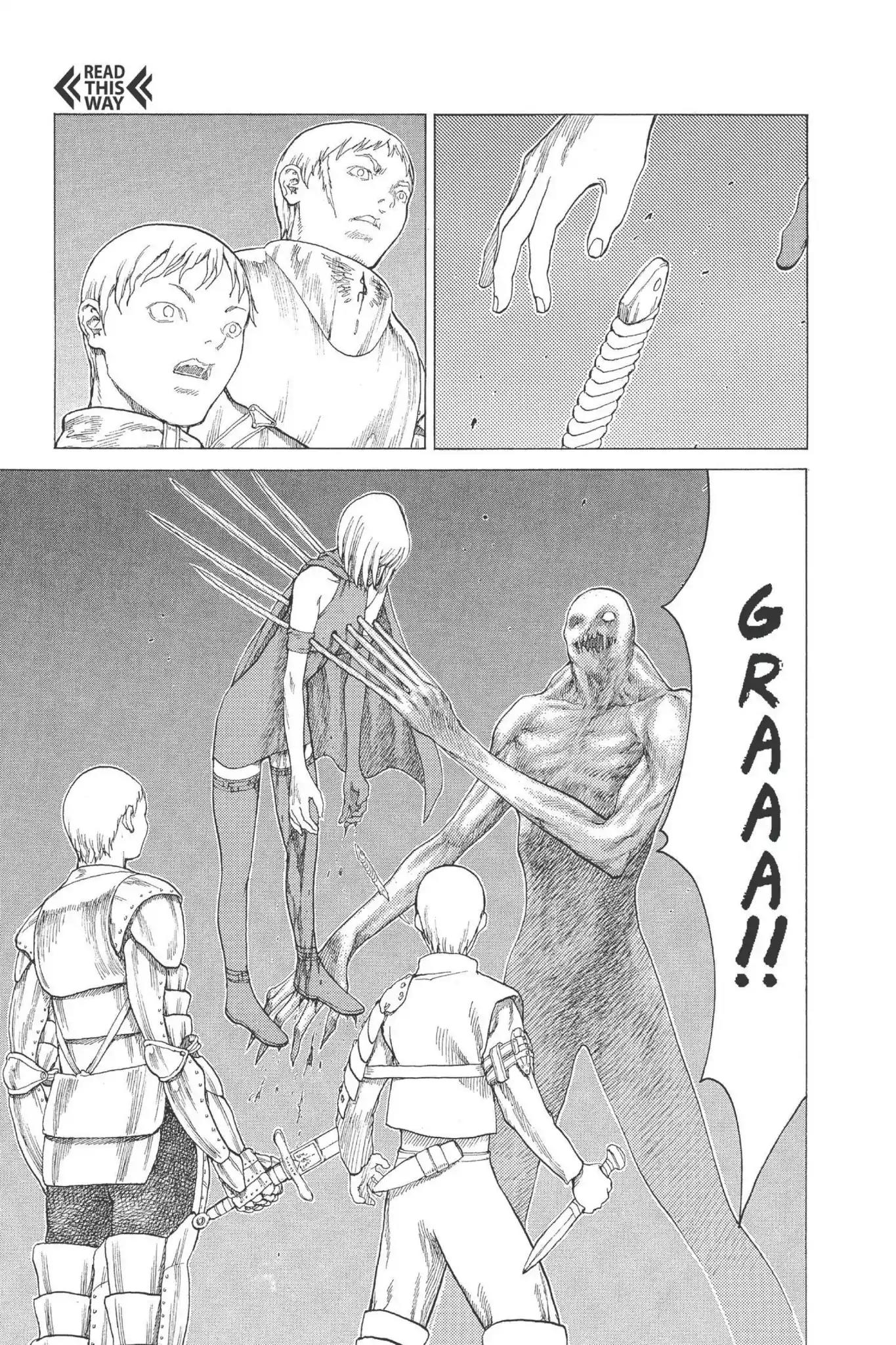 Claymore Chapter 7 page 12 - Chapter 7: Vol.2 Scene 7: Darkness in Paradise, Part 3
