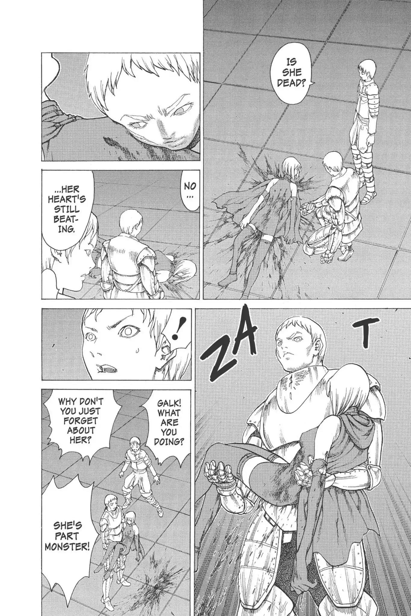 Claymore Chapter 7 page 17 - Chapter 7: Vol.2 Scene 7: Darkness in Paradise, Part 3