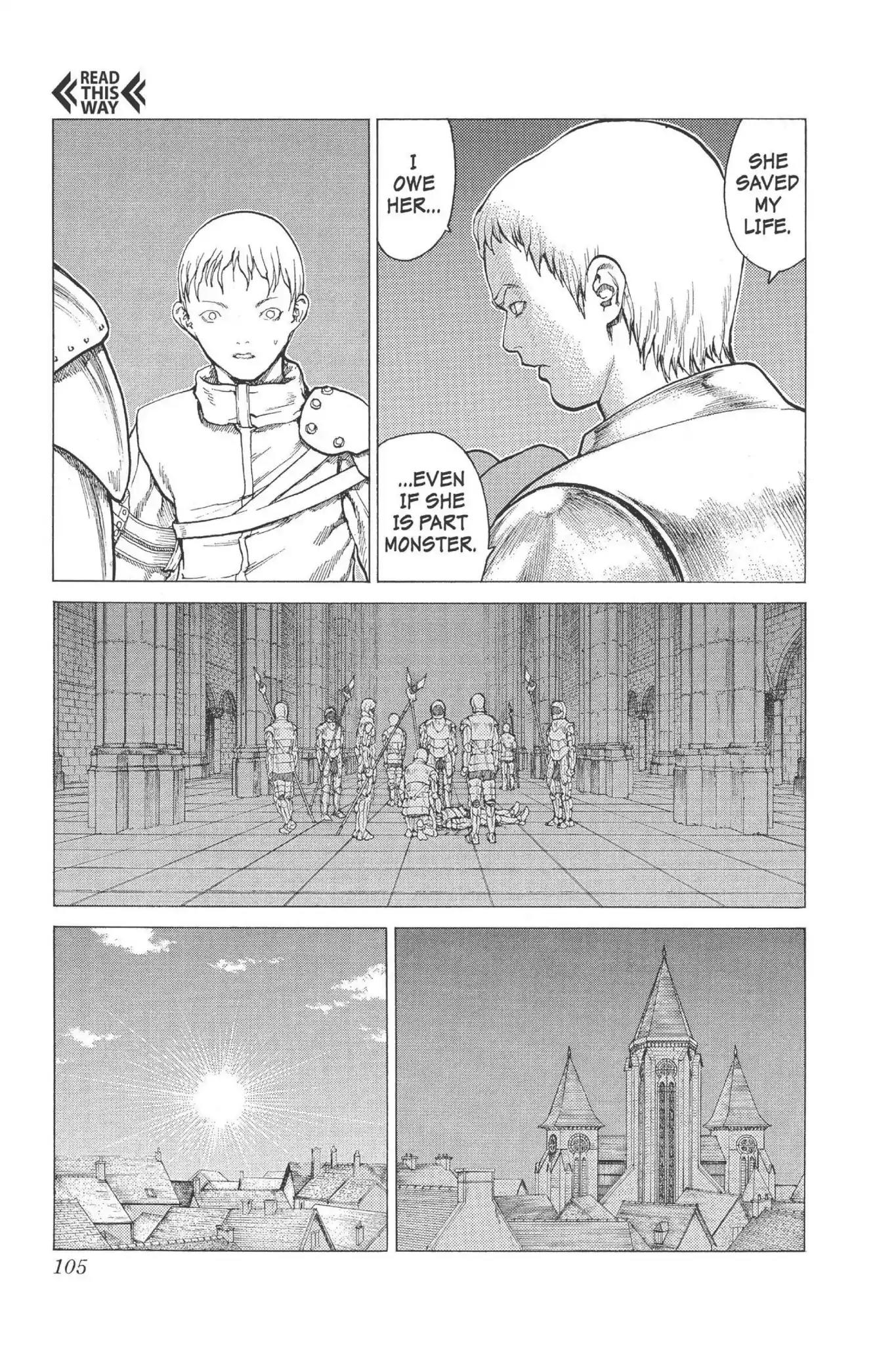 Claymore Chapter 7 page 18 - Chapter 7: Vol.2 Scene 7: Darkness in Paradise, Part 3