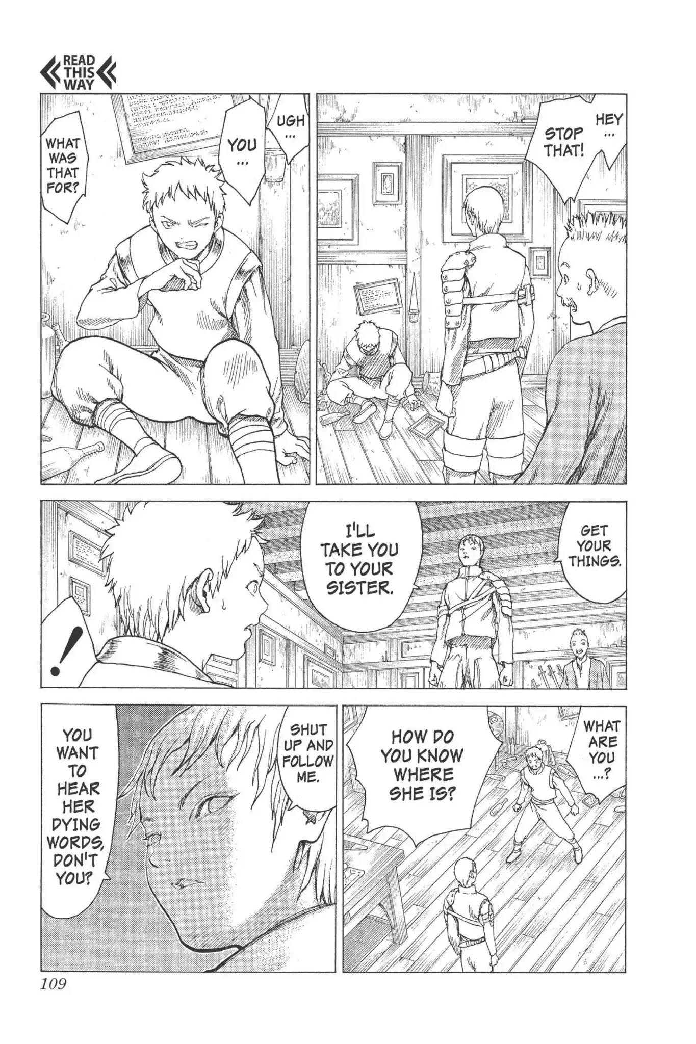 Claymore Chapter 7 page 22 - Chapter 7: Vol.2 Scene 7: Darkness in Paradise, Part 3